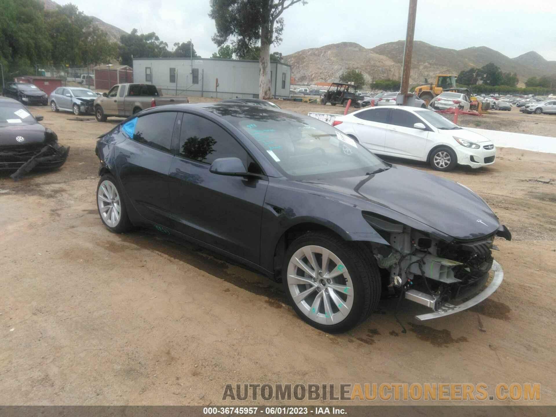 5YJ3E1EB0NF195024 TESLA MODEL 3 2022