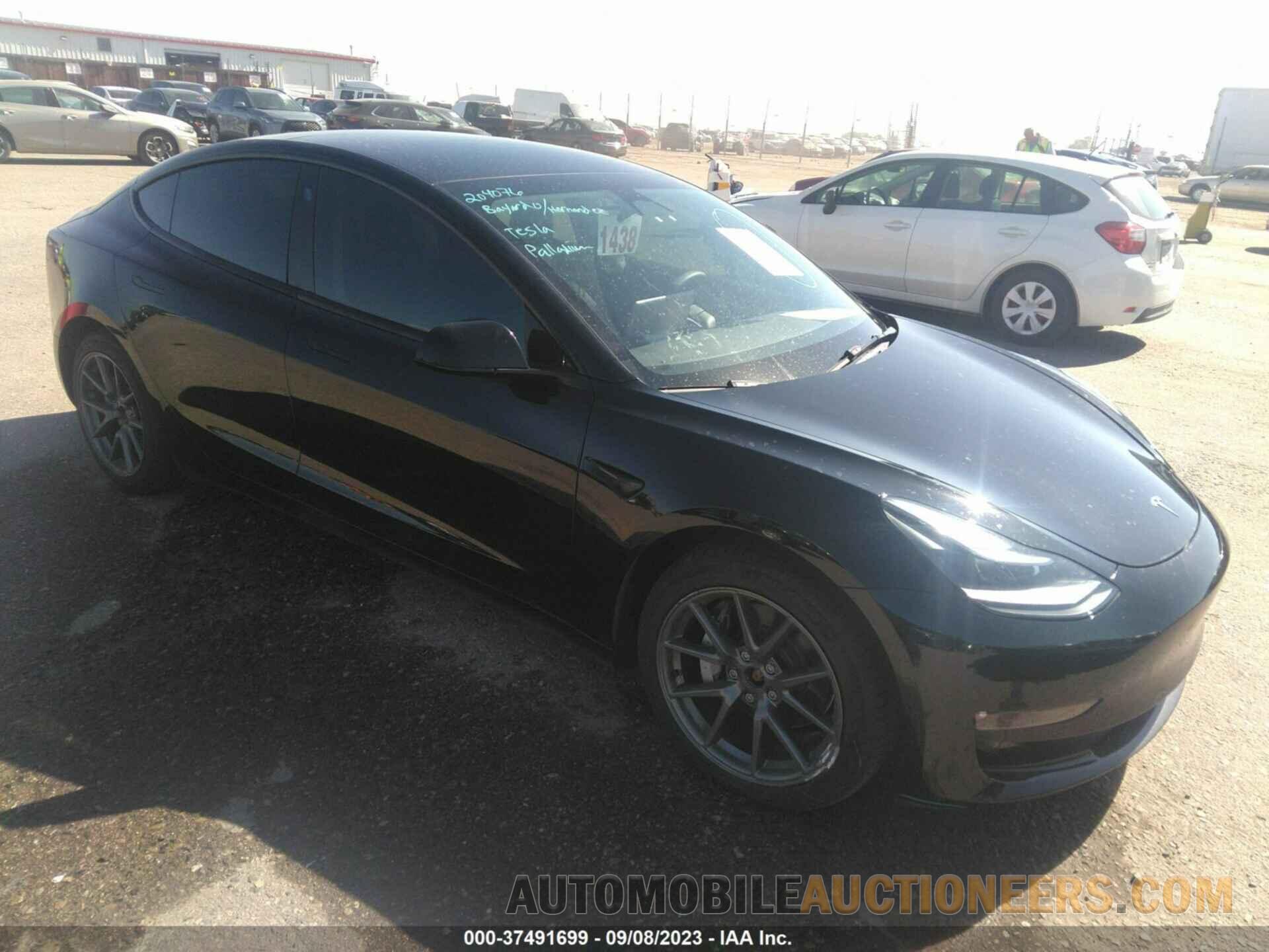 5YJ3E1EB0NF204076 TESLA MODEL 3 2022