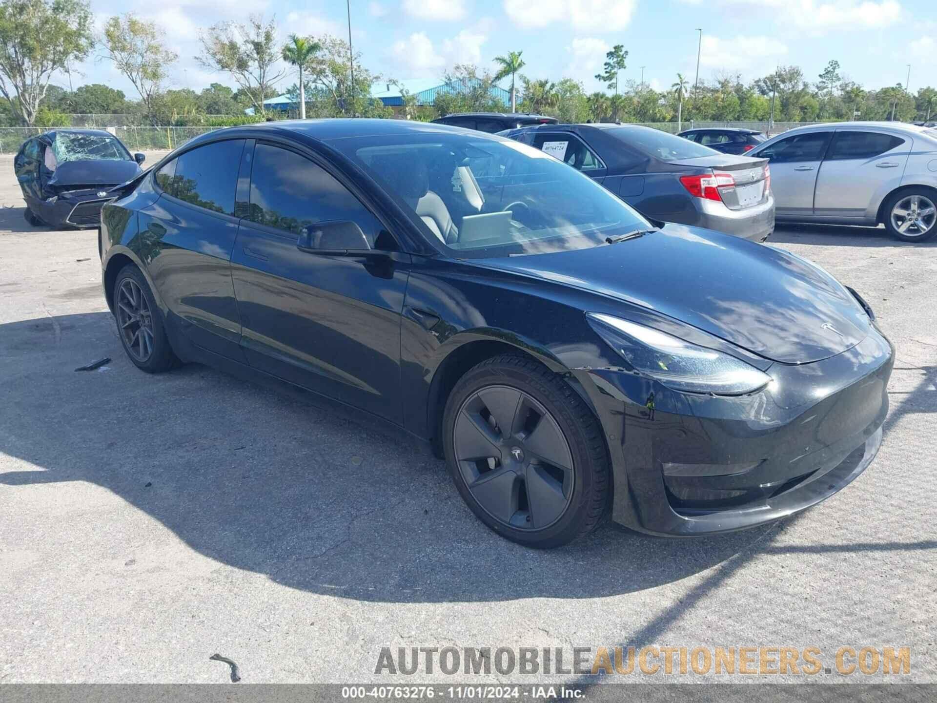 5YJ3E1EB0NF207348 TESLA MODEL 3 2022