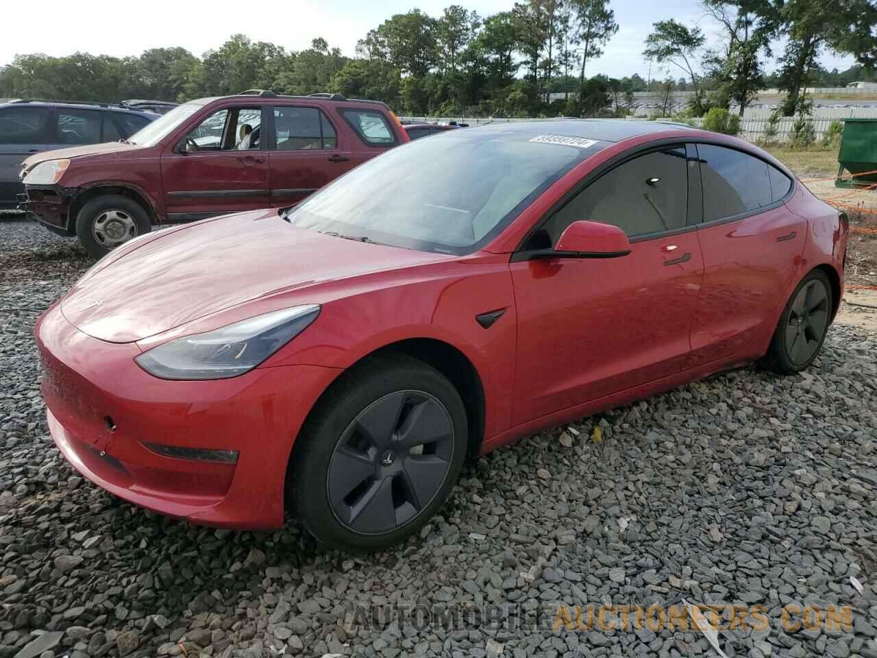 5YJ3E1EB0NF234923 TESLA MODEL 3 2022