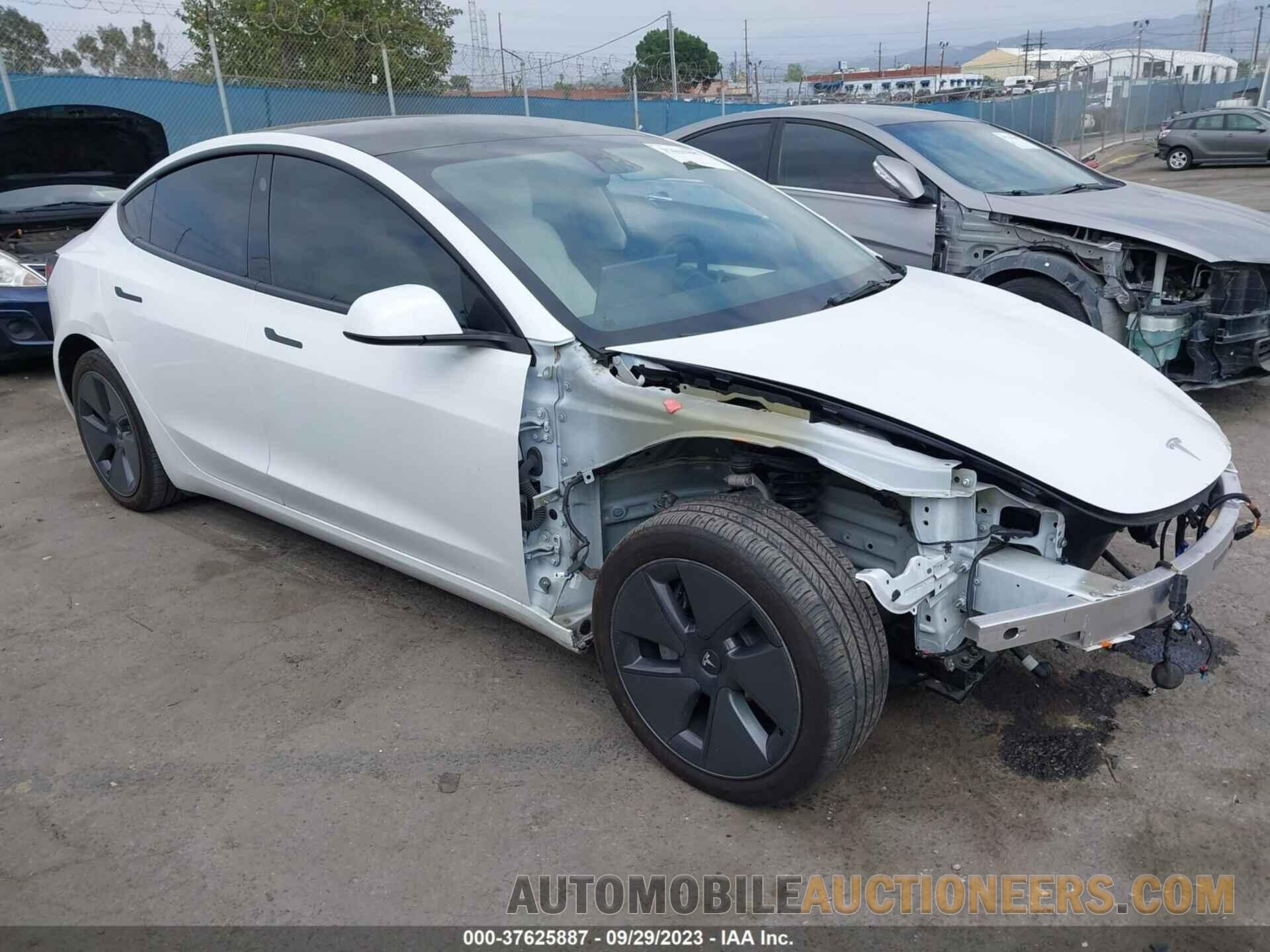 5YJ3E1EB0NF238678 TESLA MODEL 3 2022