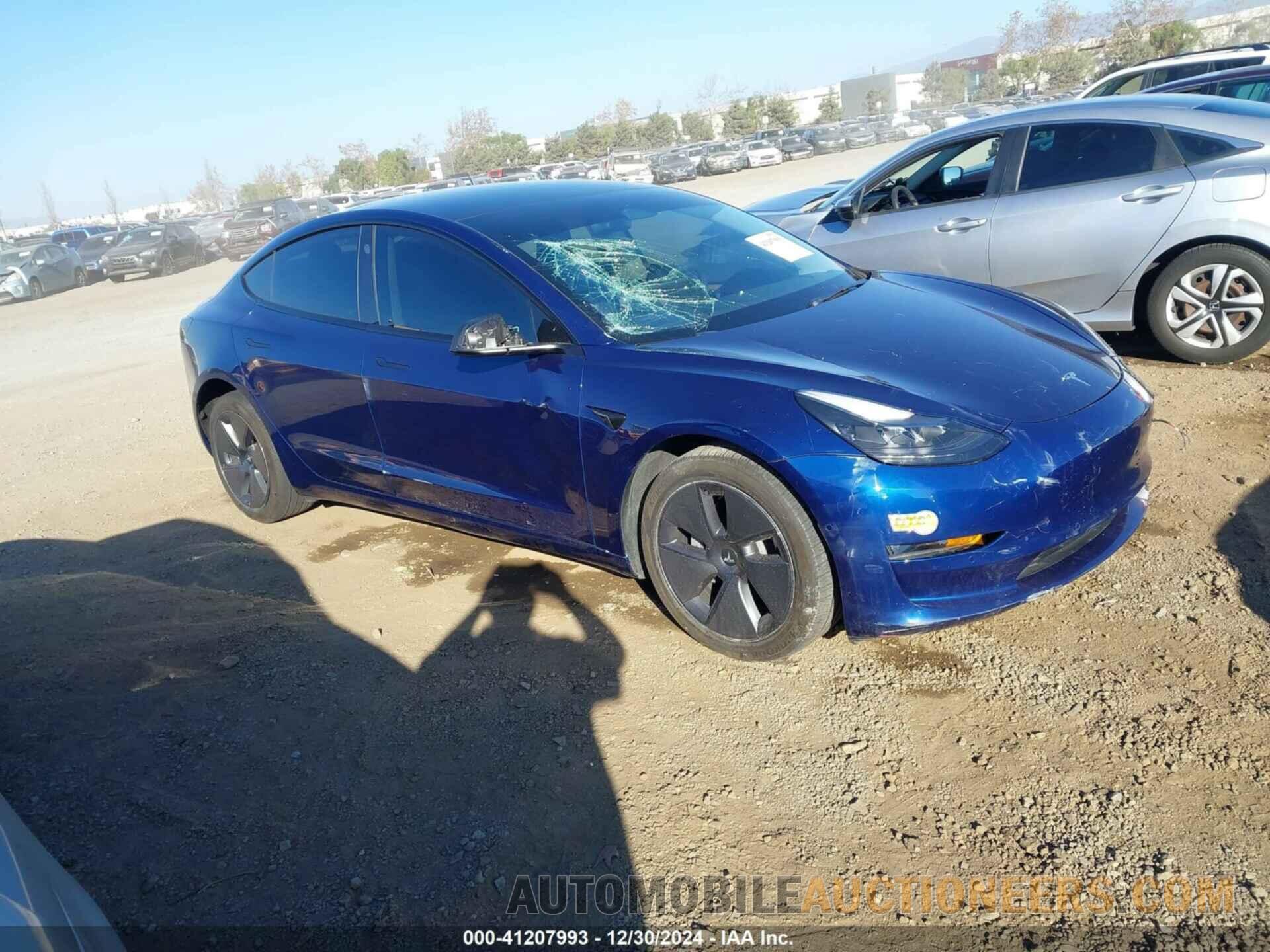 5YJ3E1EB0NF240348 TESLA MODEL 3 2022