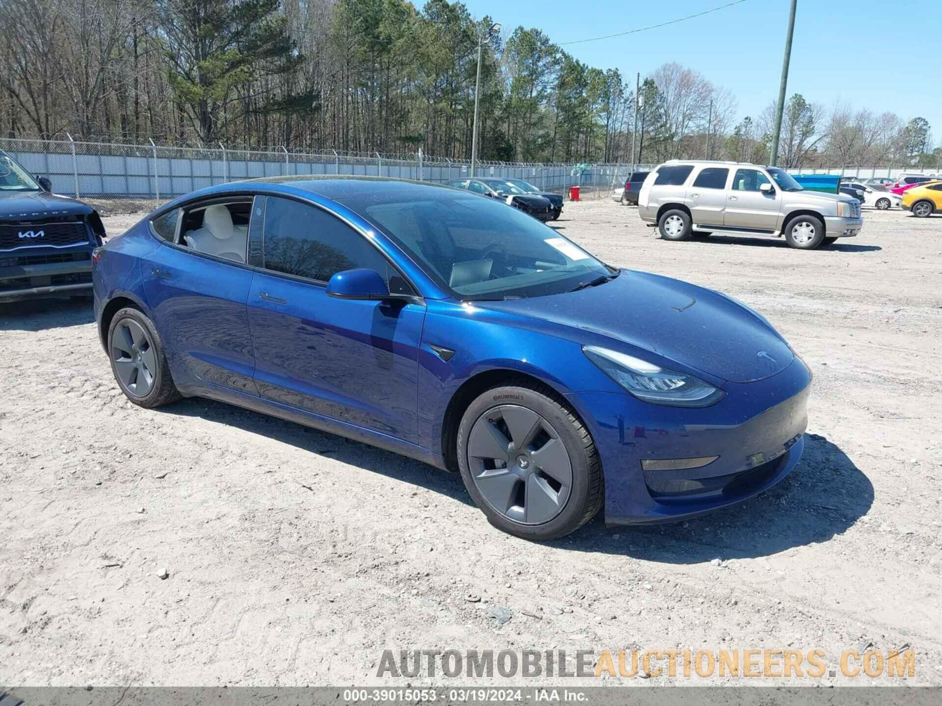 5YJ3E1EB0NF245369 TESLA MODEL 3 2022