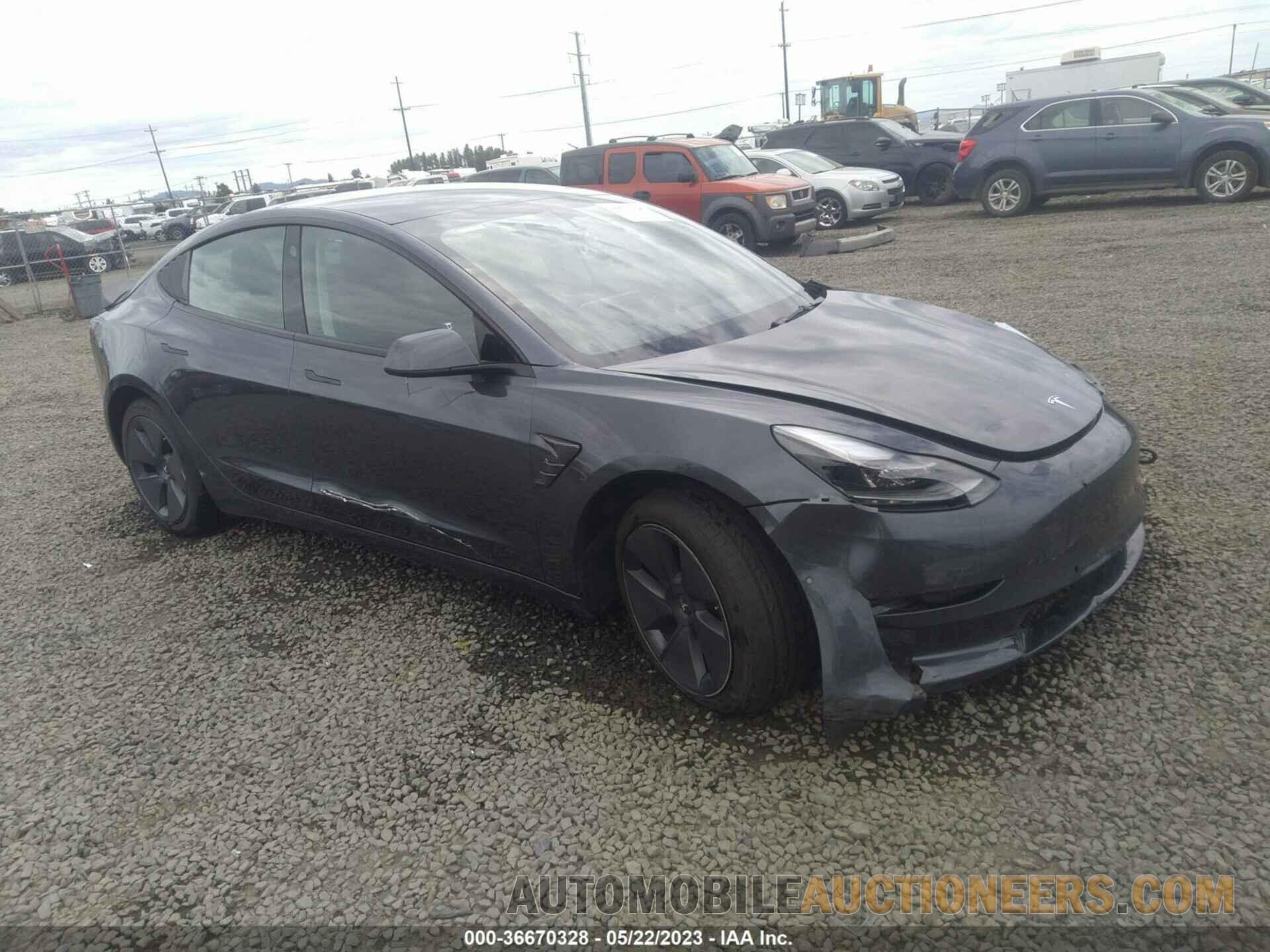 5YJ3E1EB0NF245985 TESLA MODEL 3 2022