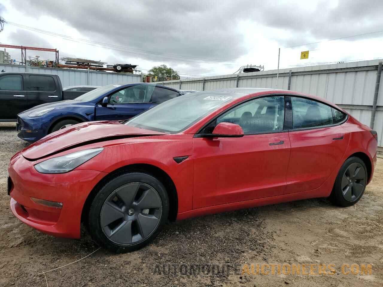 5YJ3E1EB0NF251754 TESLA MODEL 3 2022