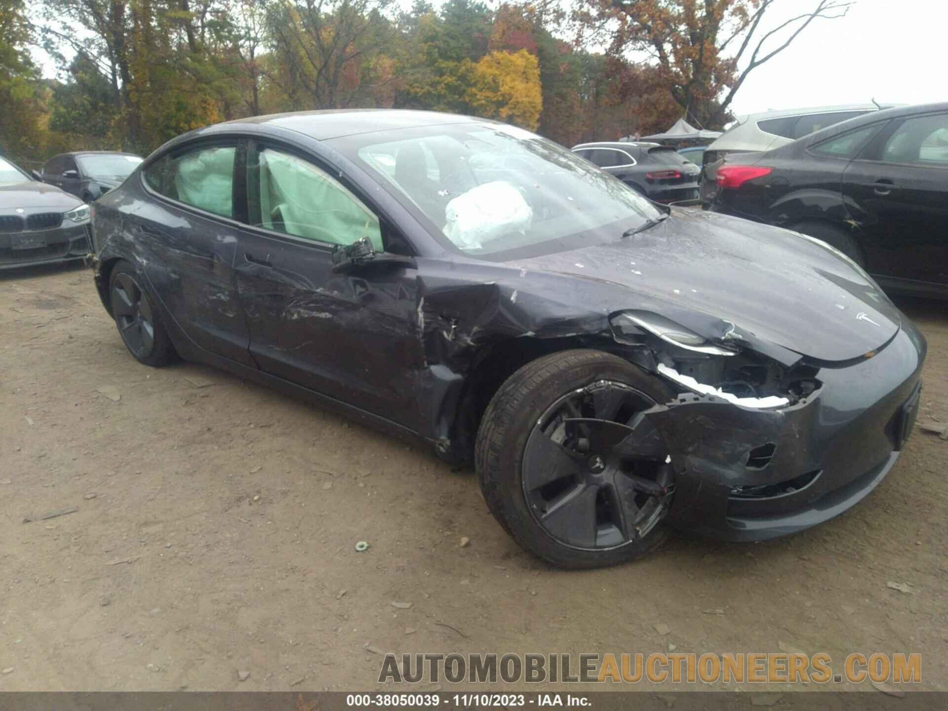 5YJ3E1EB0NF259207 TESLA MODEL 3 2022