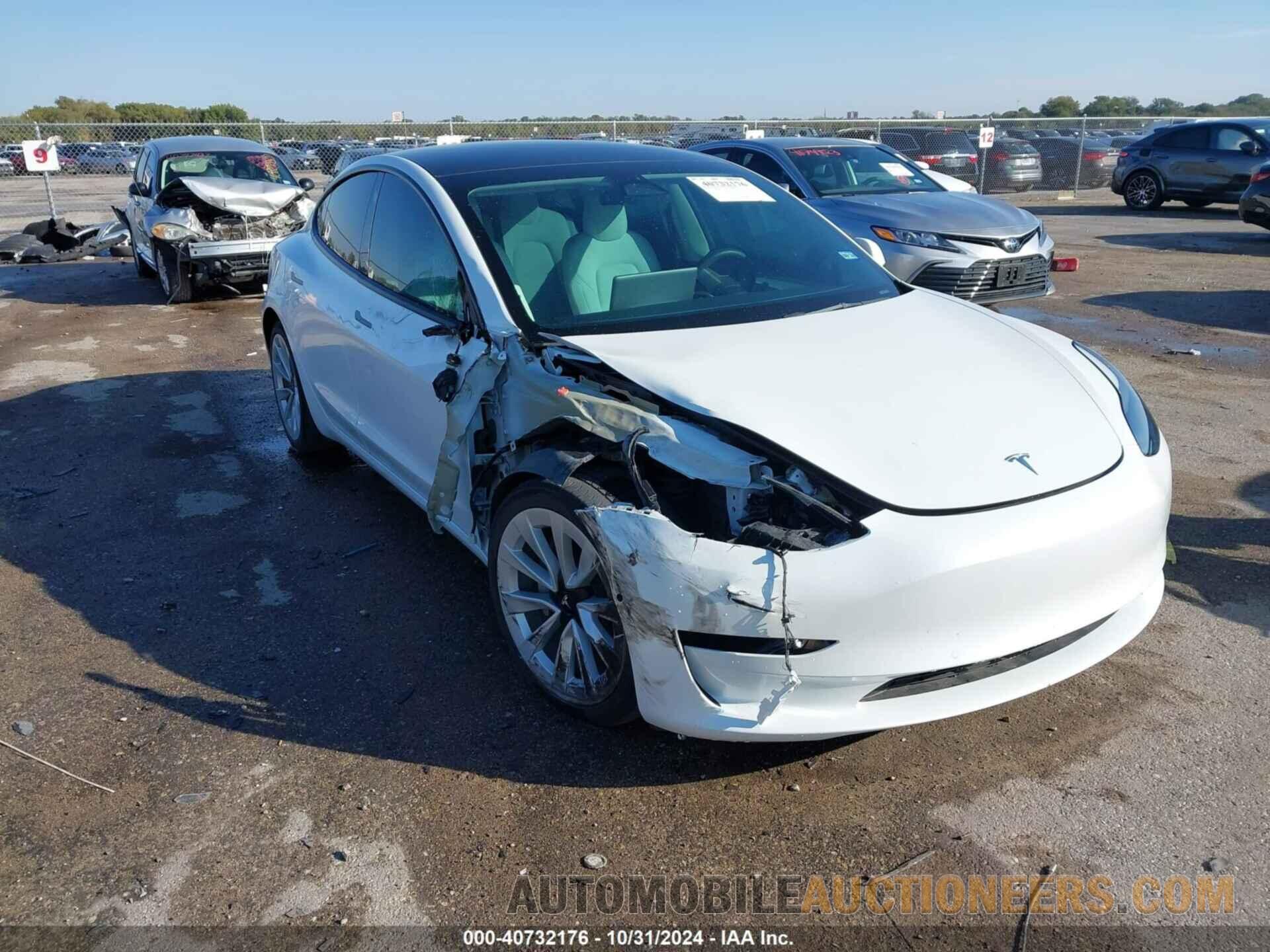 5YJ3E1EB0NF269039 TESLA MODEL 3 2022