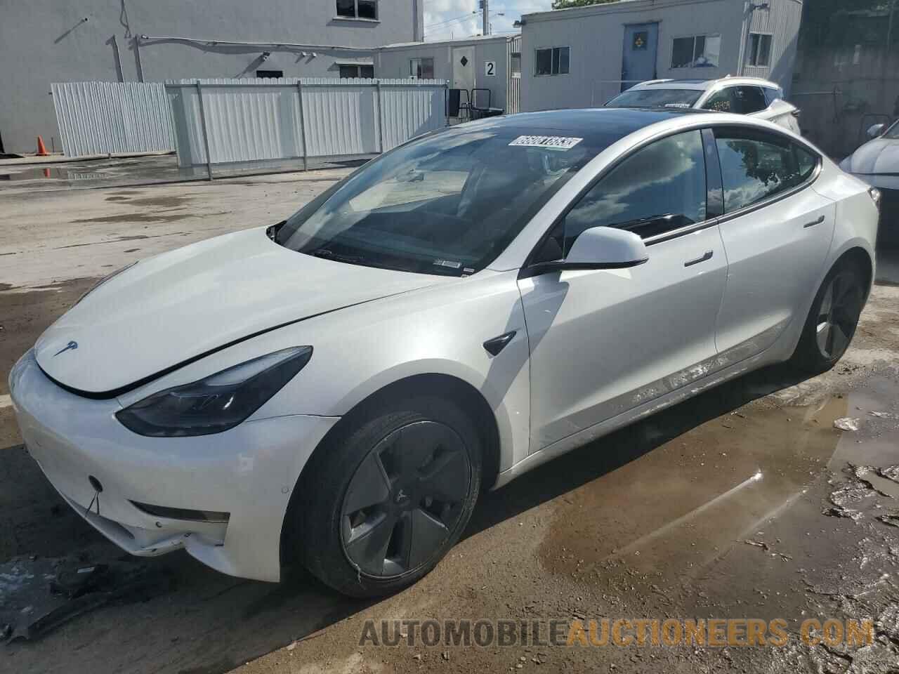 5YJ3E1EB0NF287752 TESLA MODEL 3 2022