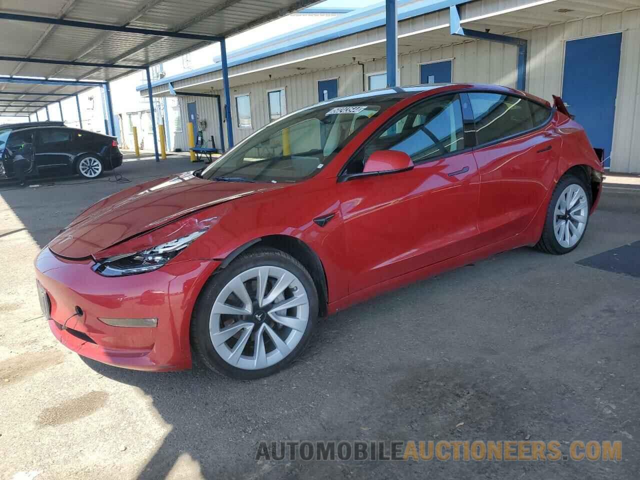 5YJ3E1EB0NF304999 TESLA MODEL 3 2022