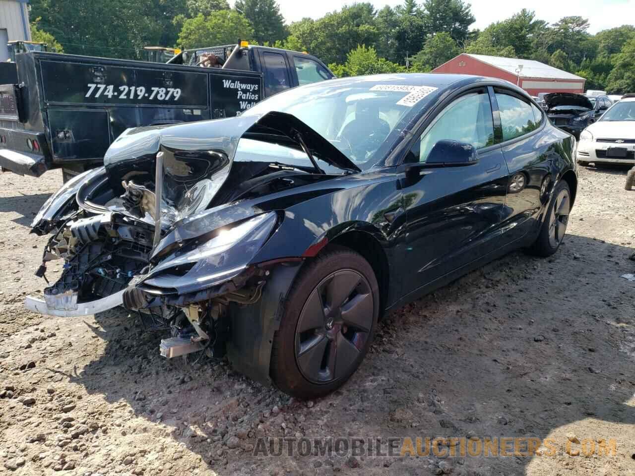 5YJ3E1EB0NF319860 TESLA MODEL 3 2022