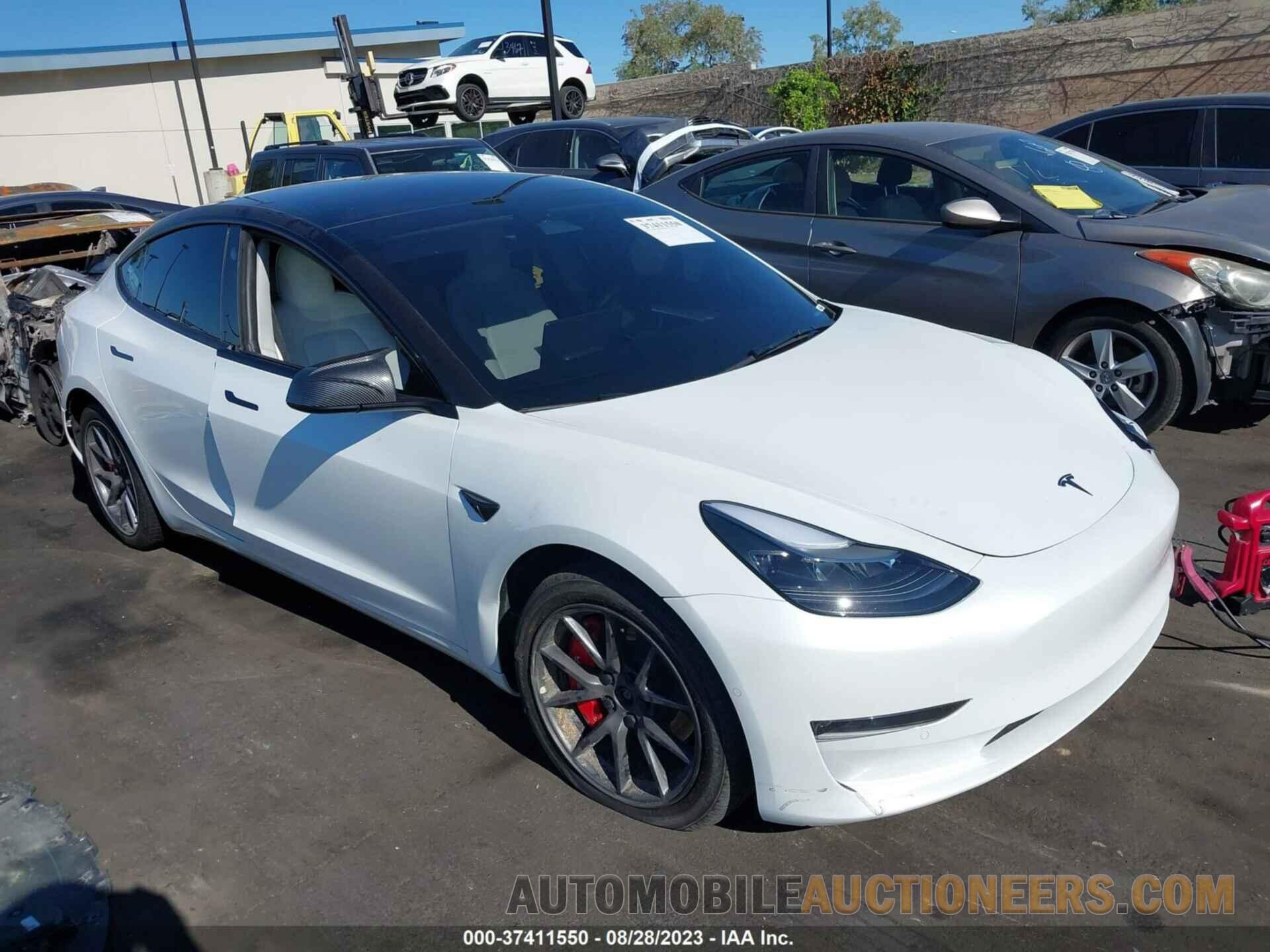 5YJ3E1EB0NF329790 TESLA MODEL 3 2022