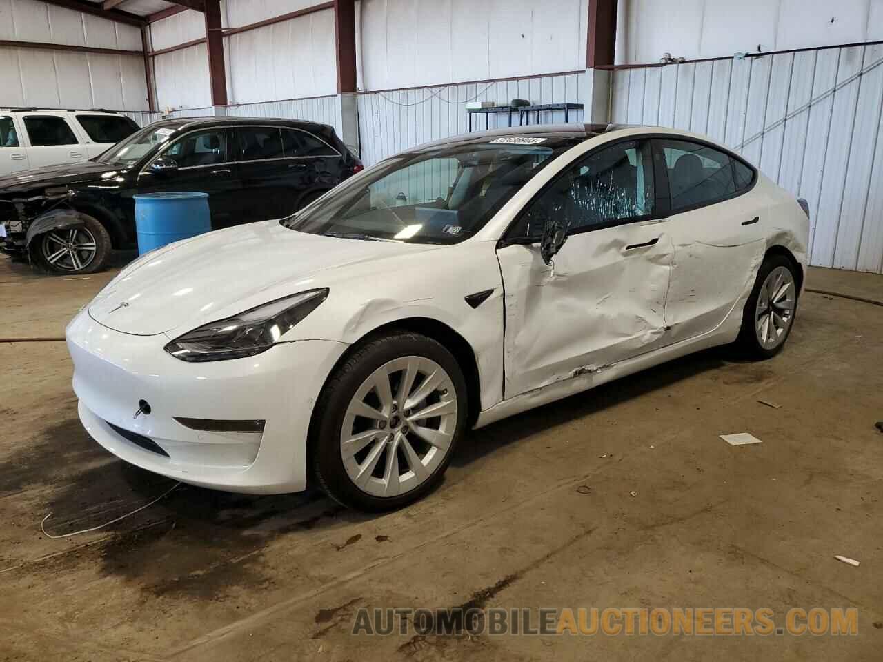 5YJ3E1EB0NF331457 TESLA MODEL 3 2022