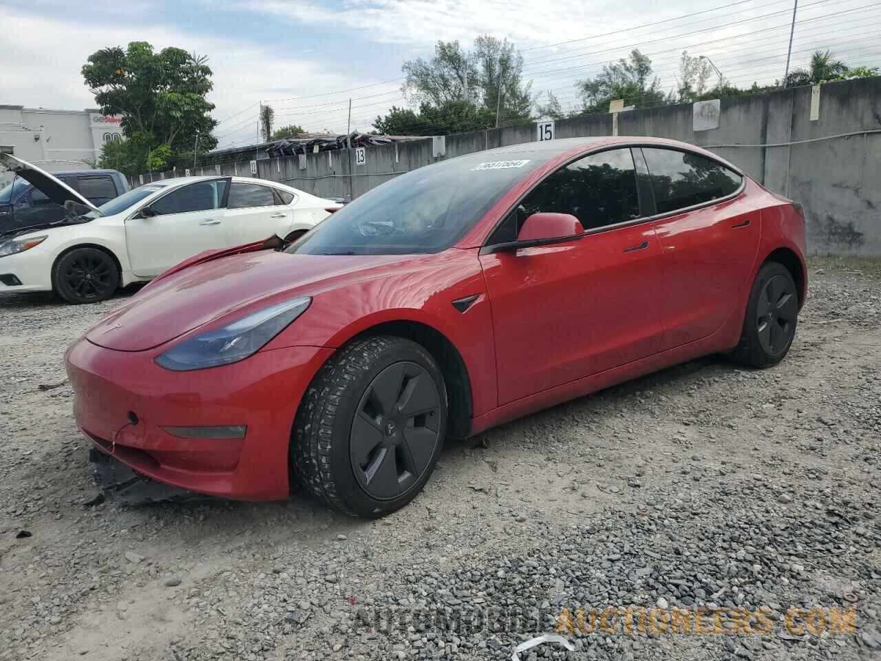 5YJ3E1EB0NF333760 TESLA MODEL 3 2022