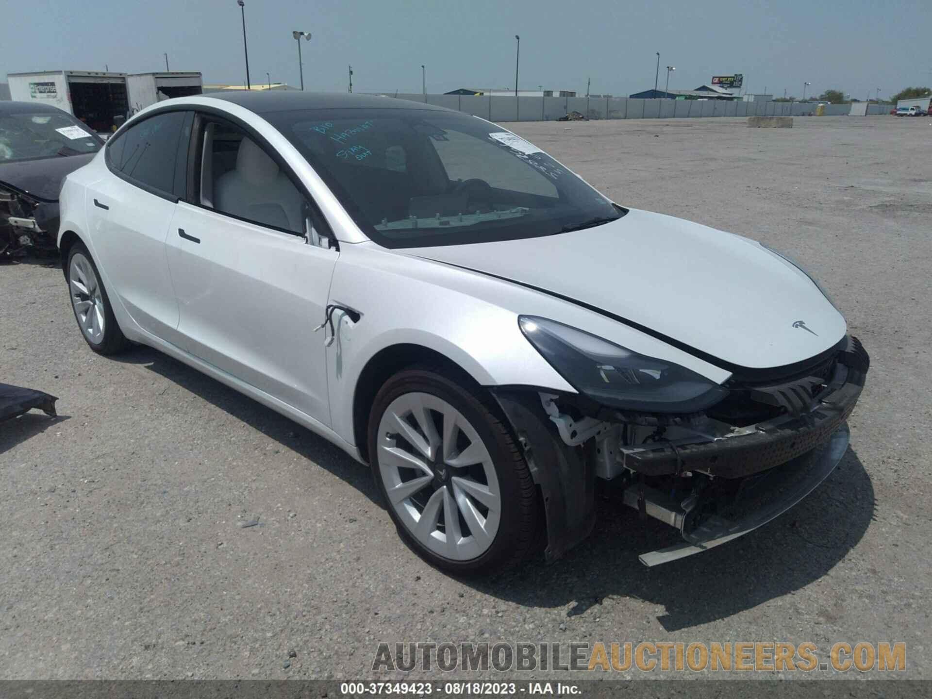 5YJ3E1EB0NF336500 TESLA MODEL 3 2022