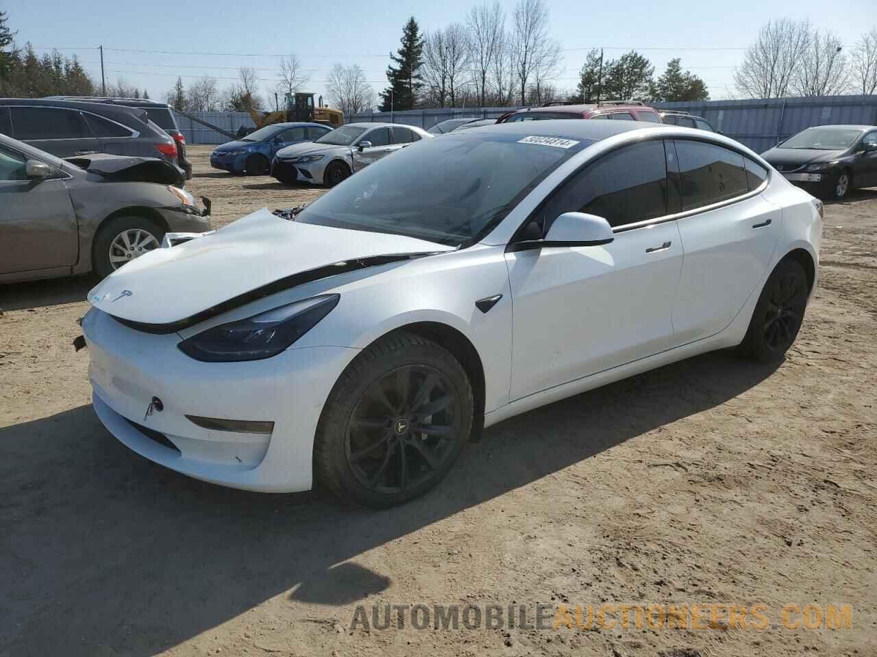 5YJ3E1EB0NF338988 TESLA MODEL 3 2022