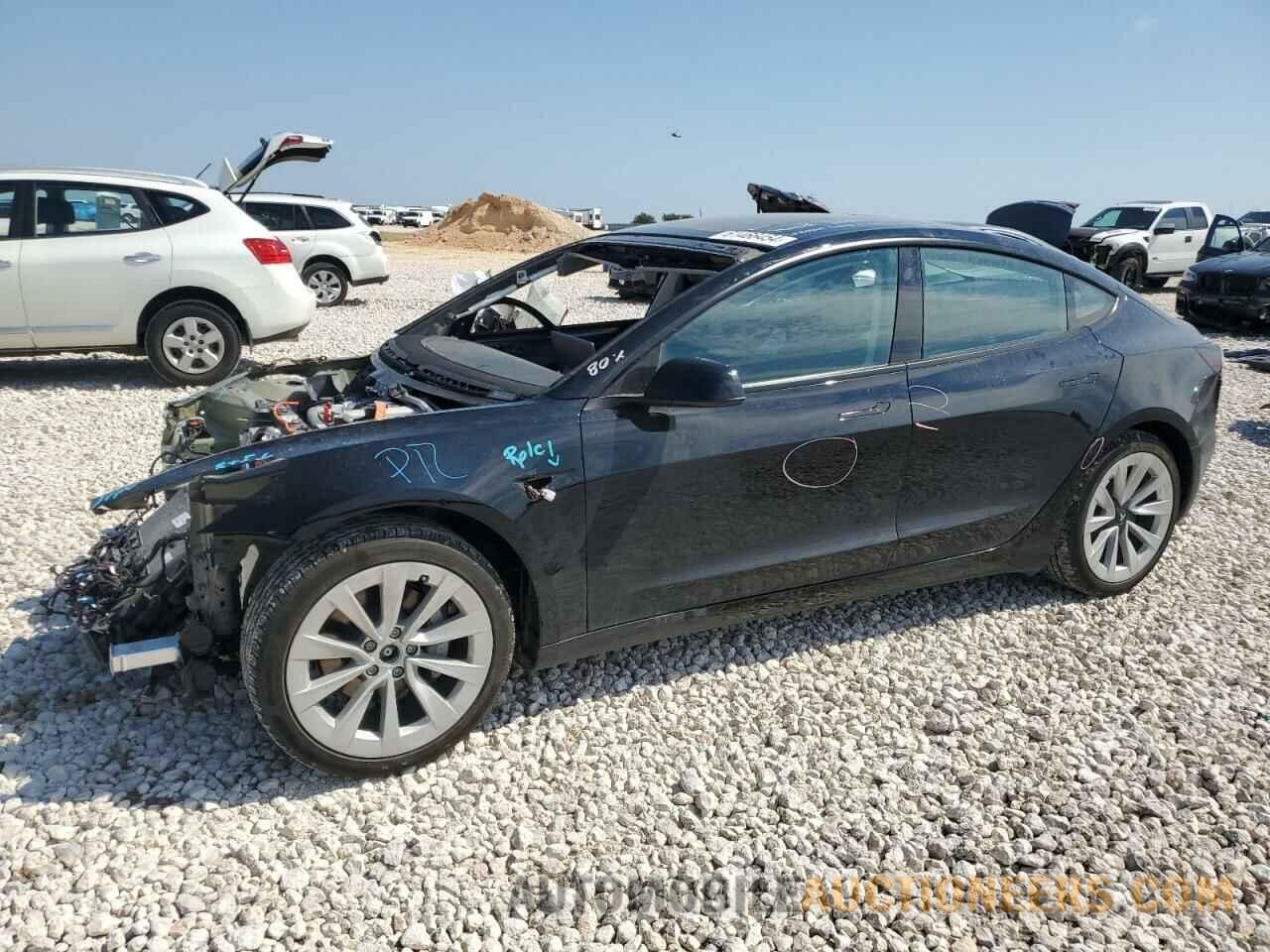 5YJ3E1EB0NF345732 TESLA MODEL 3 2022