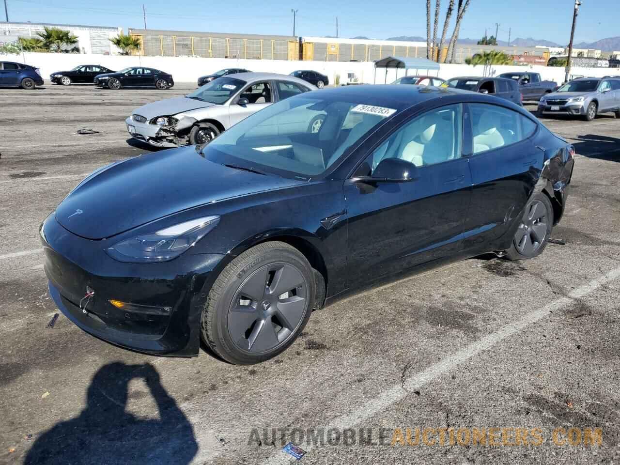 5YJ3E1EB0NF347223 TESLA MODEL 3 2022