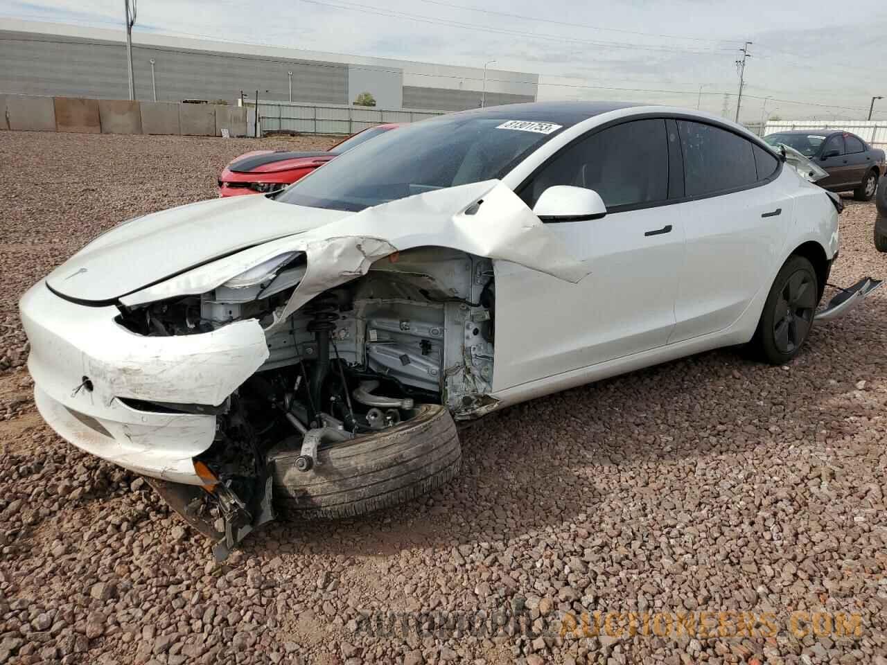 5YJ3E1EB0NF350803 TESLA MODEL 3 2022