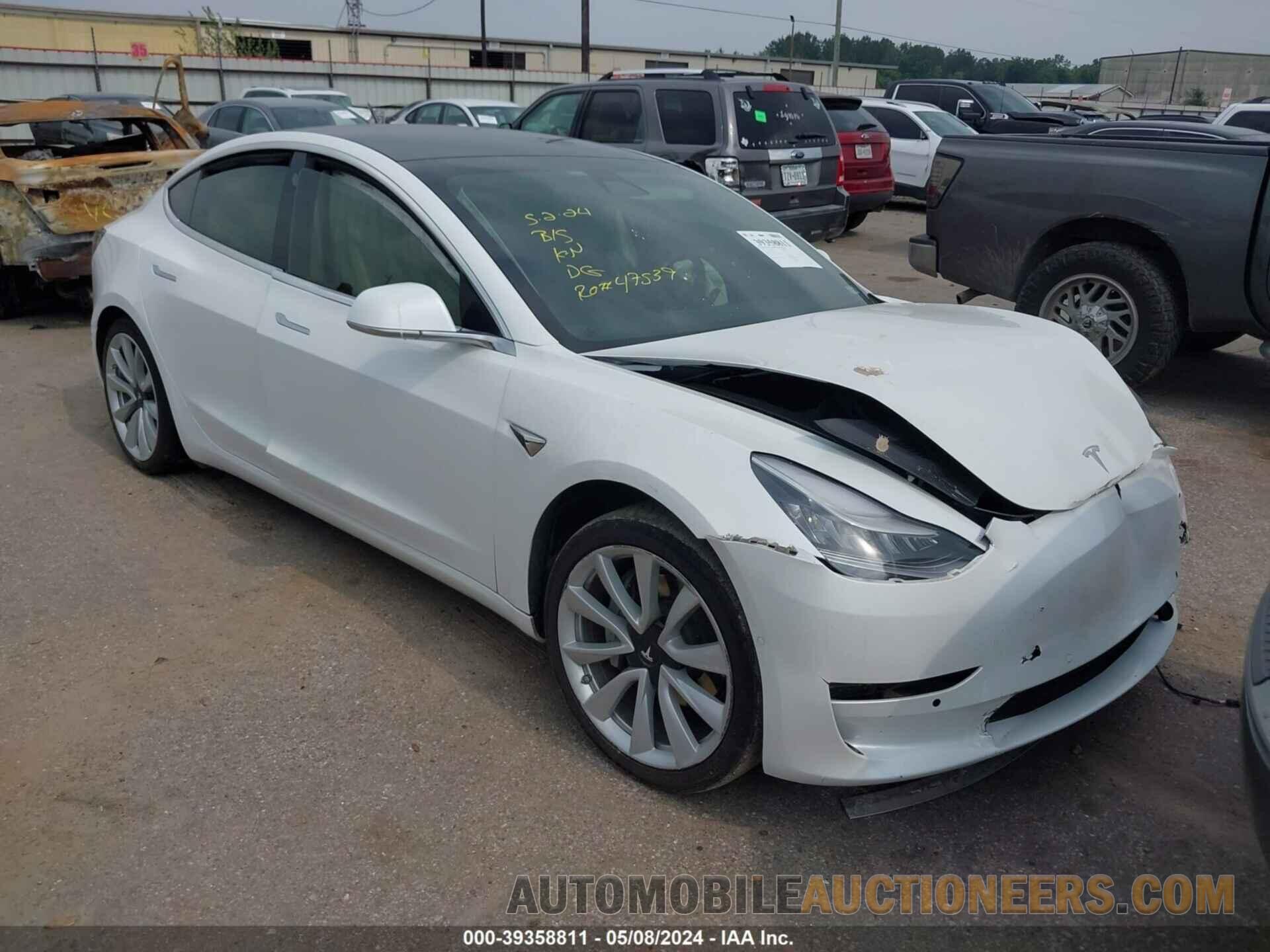 5YJ3E1EB1KF365130 TESLA MODEL 3 2019