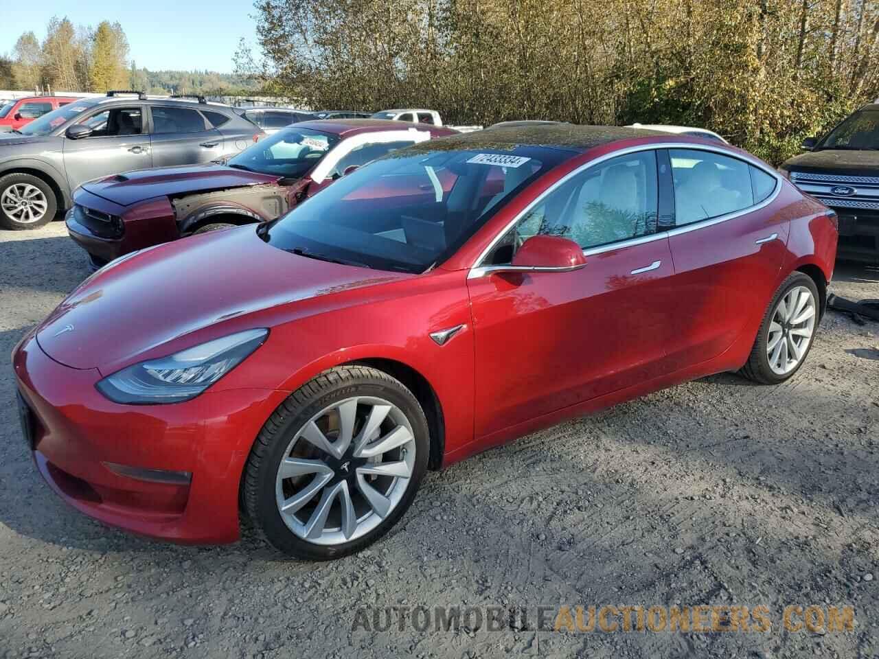 5YJ3E1EB1KF391906 TESLA MODEL 3 2019