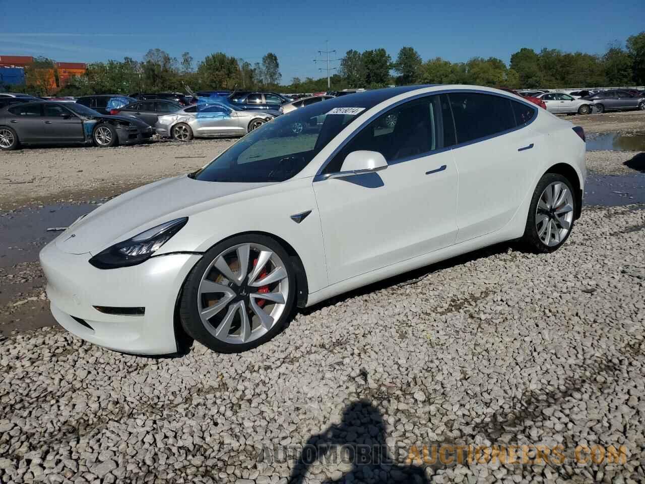 5YJ3E1EB1KF427416 TESLA MODEL 3 2019