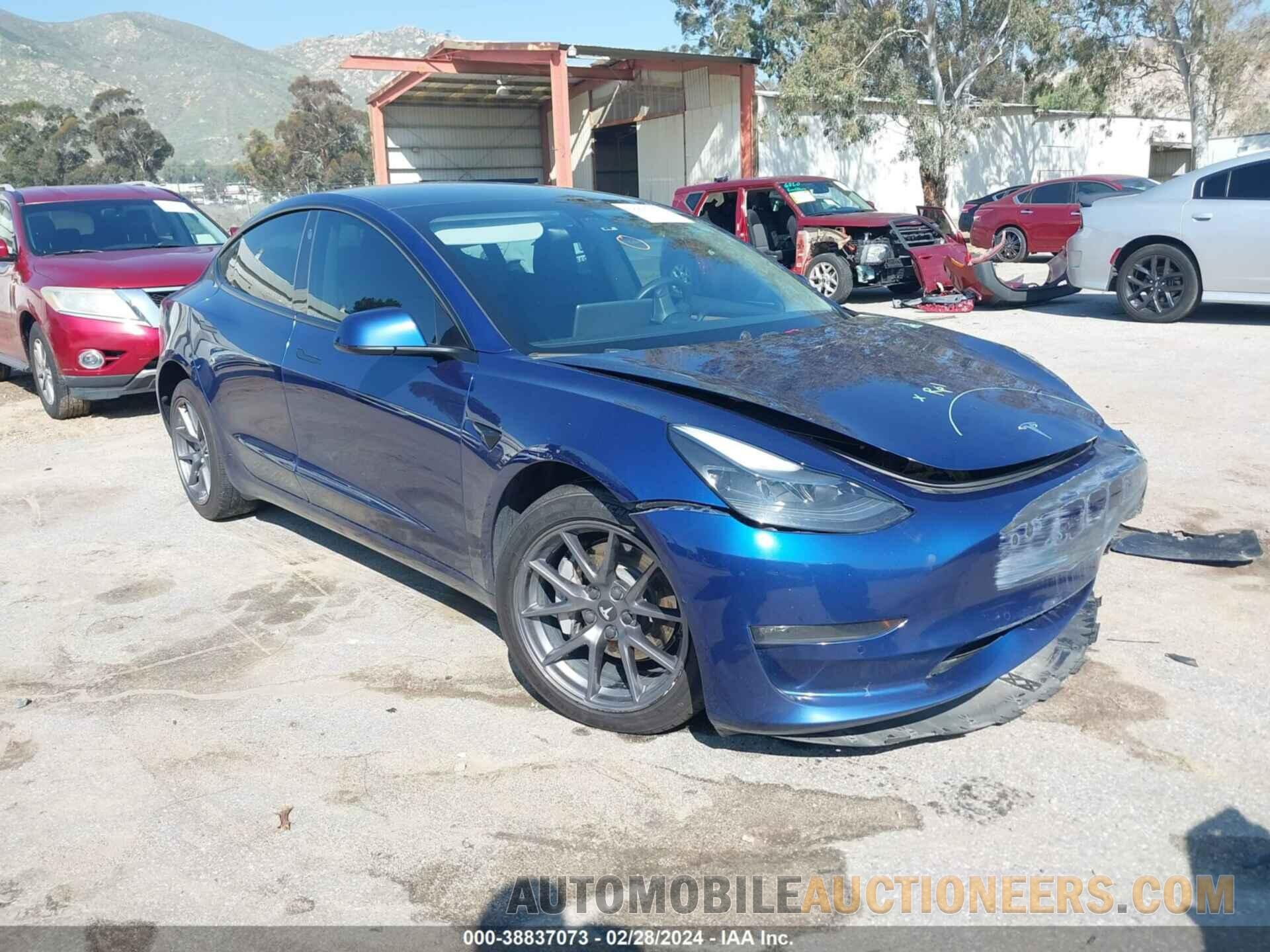 5YJ3E1EB1MF032672 TESLA MODEL 3 2021