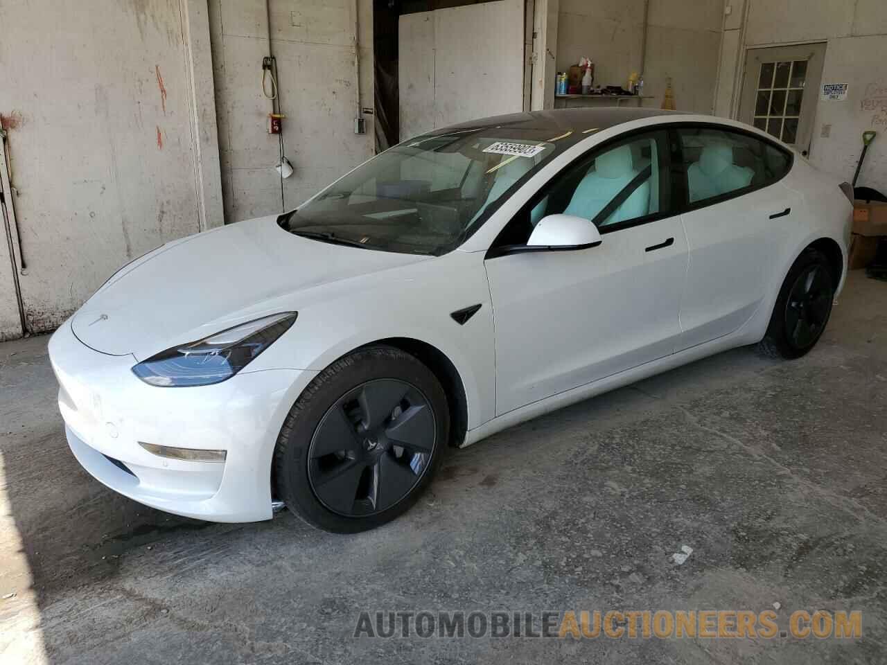 5YJ3E1EB1MF035698 TESLA MODEL 3 2021