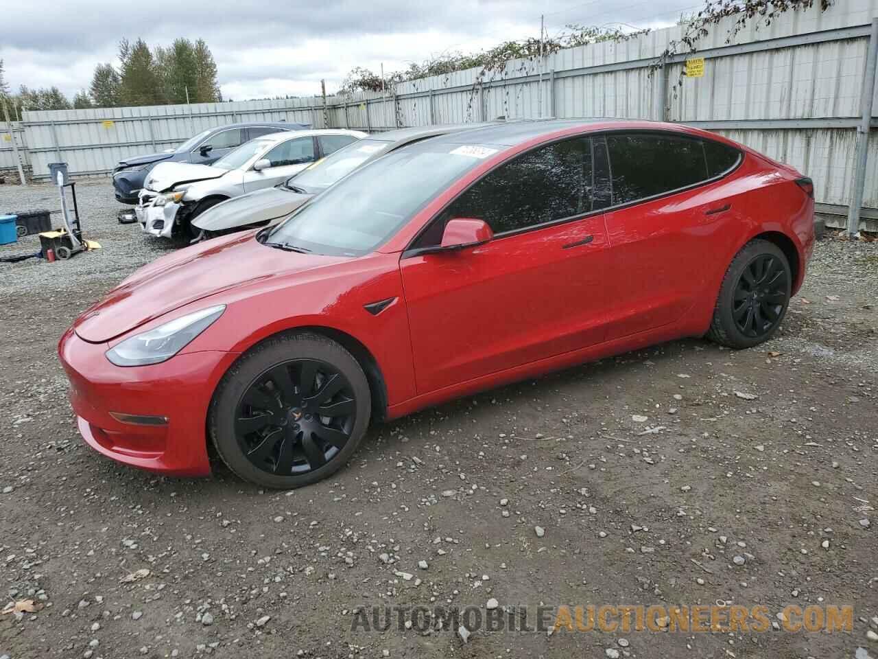 5YJ3E1EB1MF060195 TESLA MODEL 3 2021