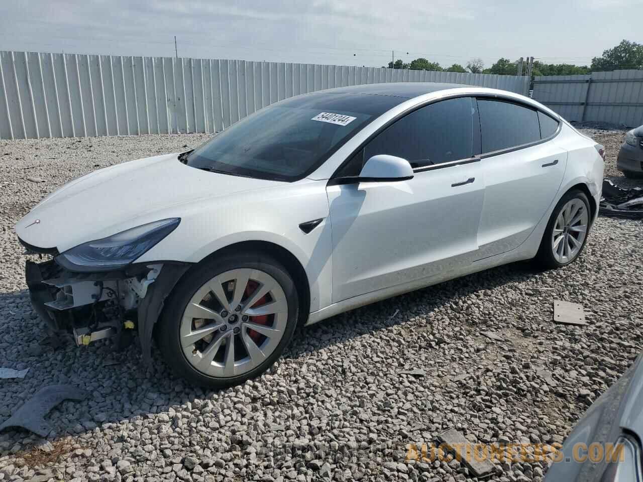 5YJ3E1EB1MF856168 TESLA MODEL 3 2021