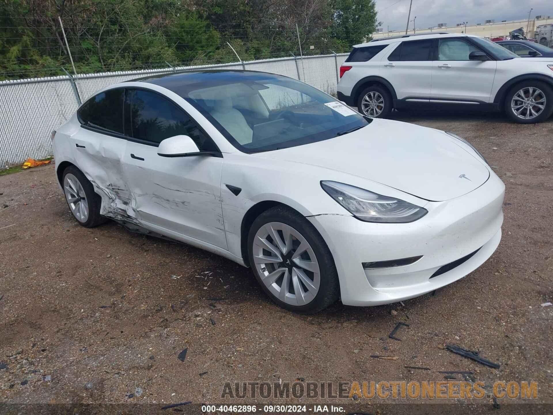 5YJ3E1EB1MF860527 TESLA MODEL 3 2021