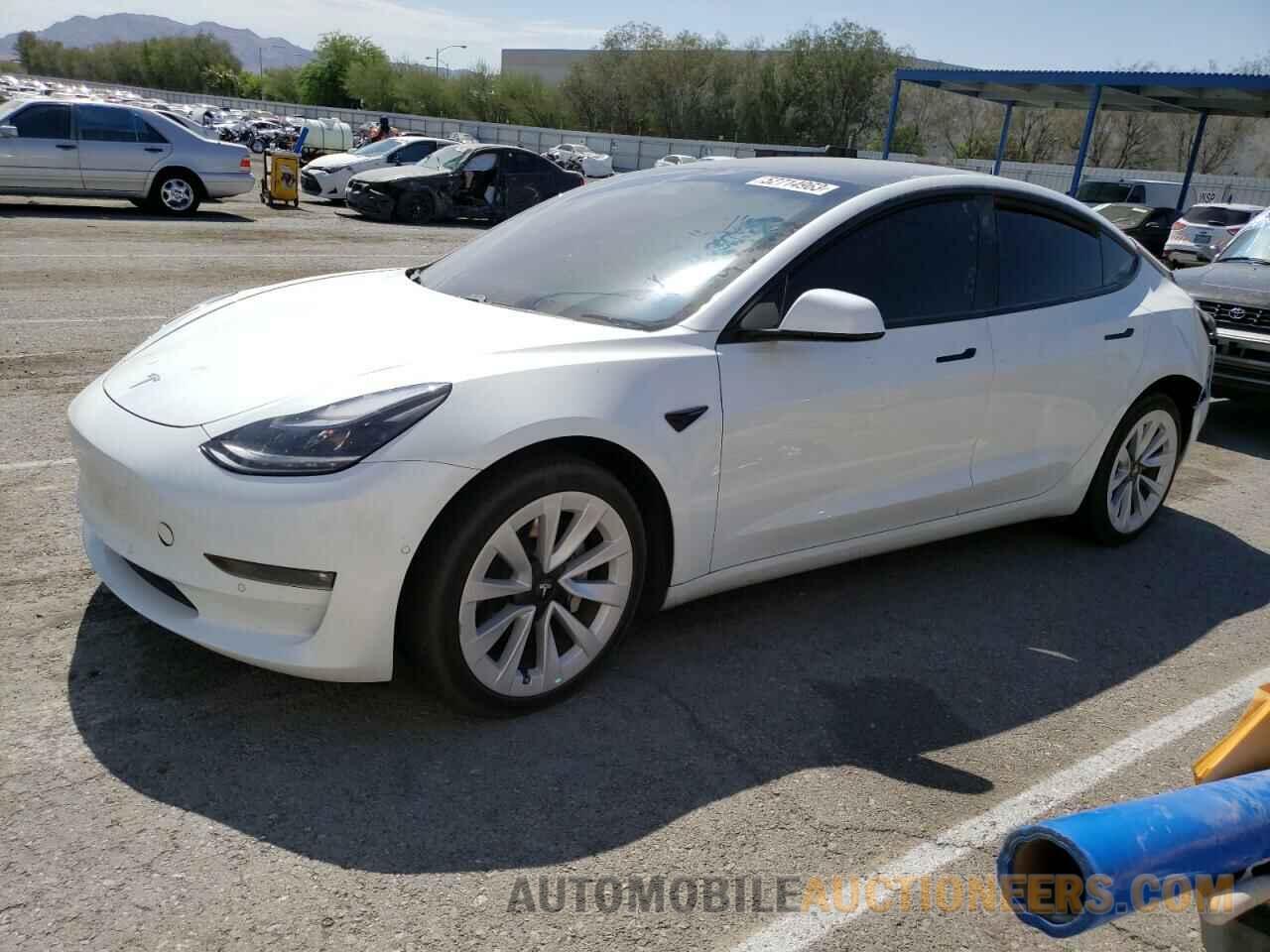 5YJ3E1EB1MF866747 TESLA MODEL 3 2021