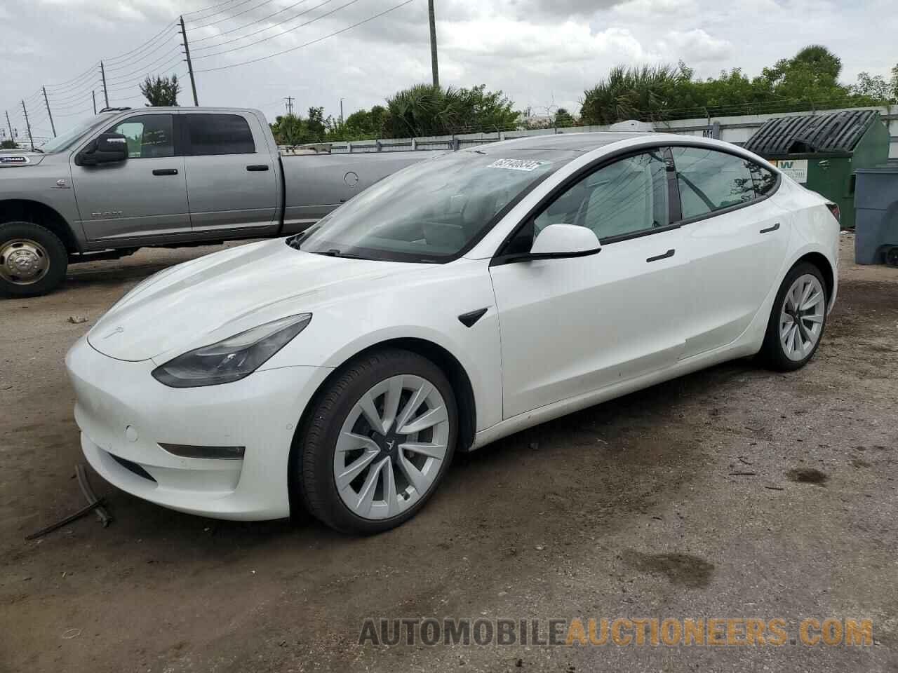 5YJ3E1EB1MF916109 TESLA MODEL 3 2021