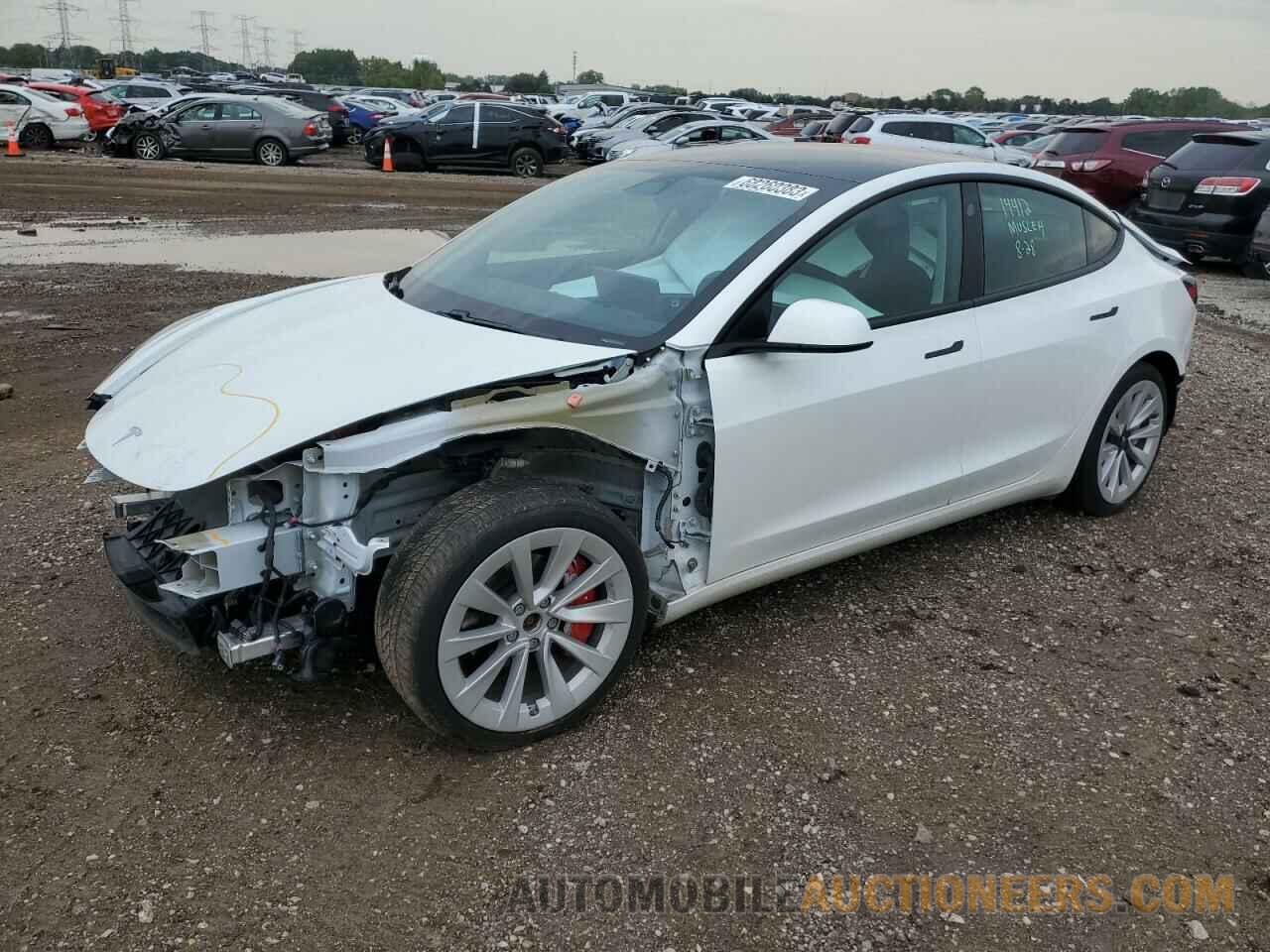 5YJ3E1EB1MF916594 TESLA MODEL 3 2021