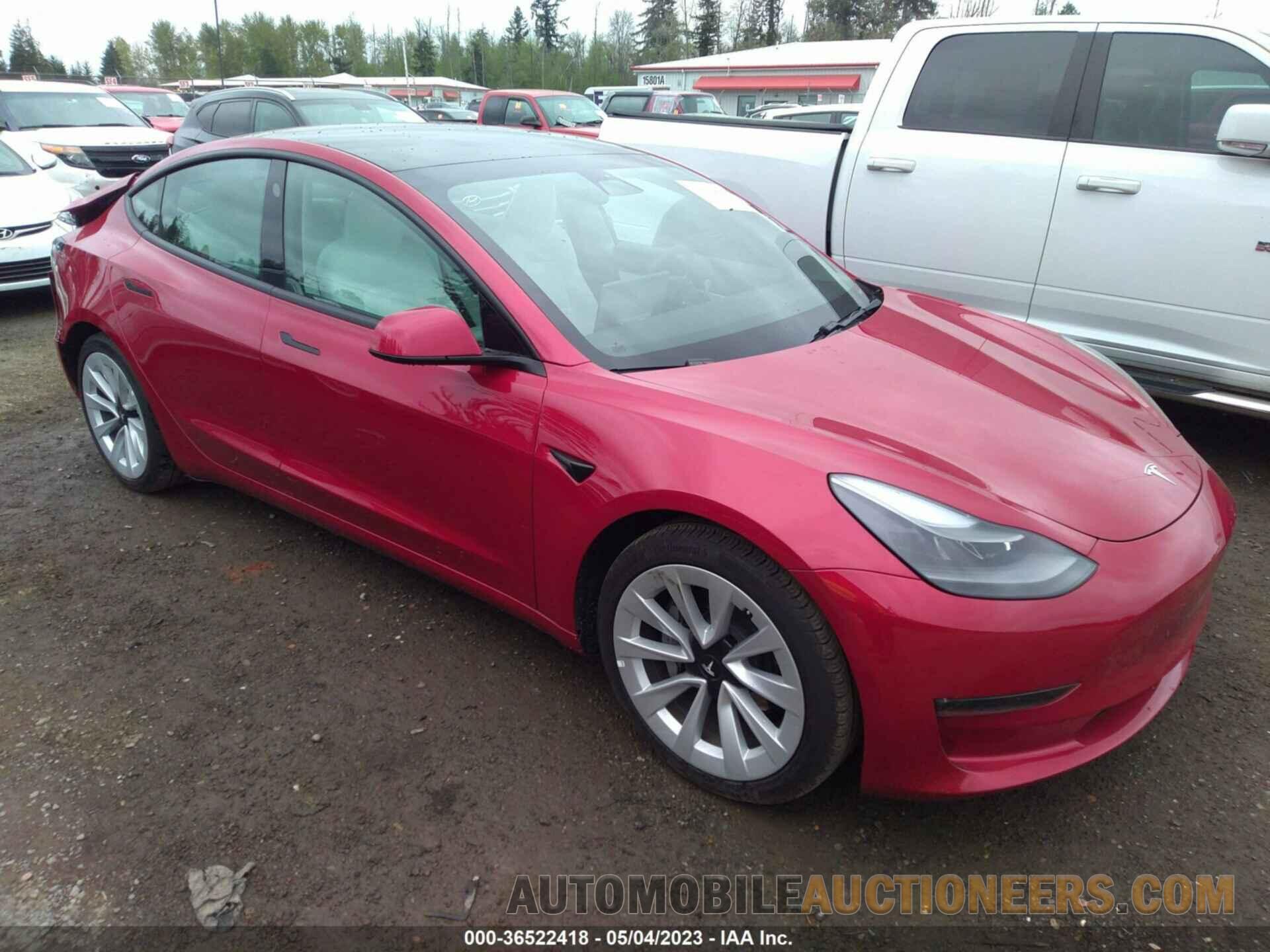 5YJ3E1EB1MF936067 TESLA MODEL 3 2021