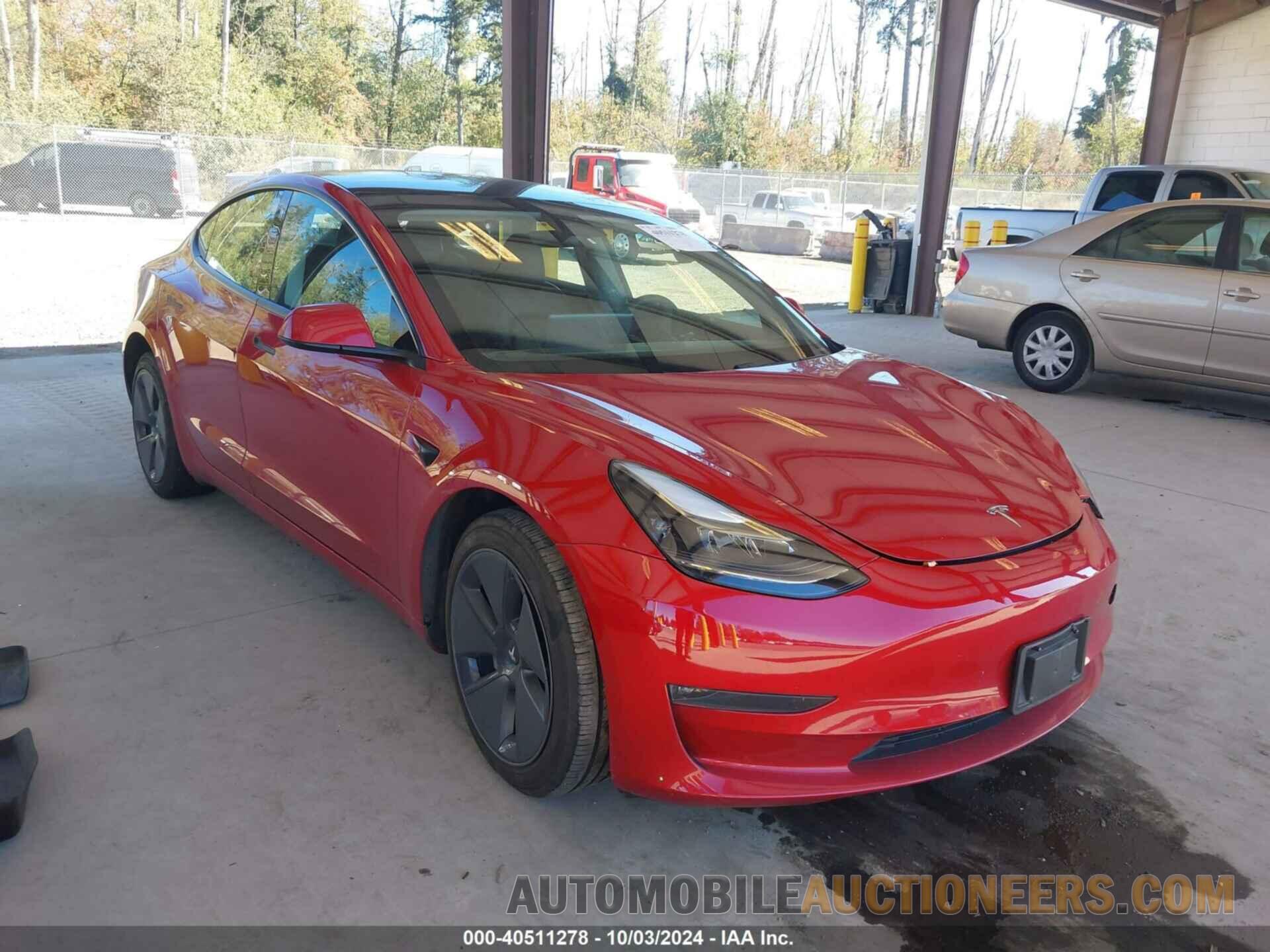 5YJ3E1EB1MF995412 TESLA MODEL 3 2021