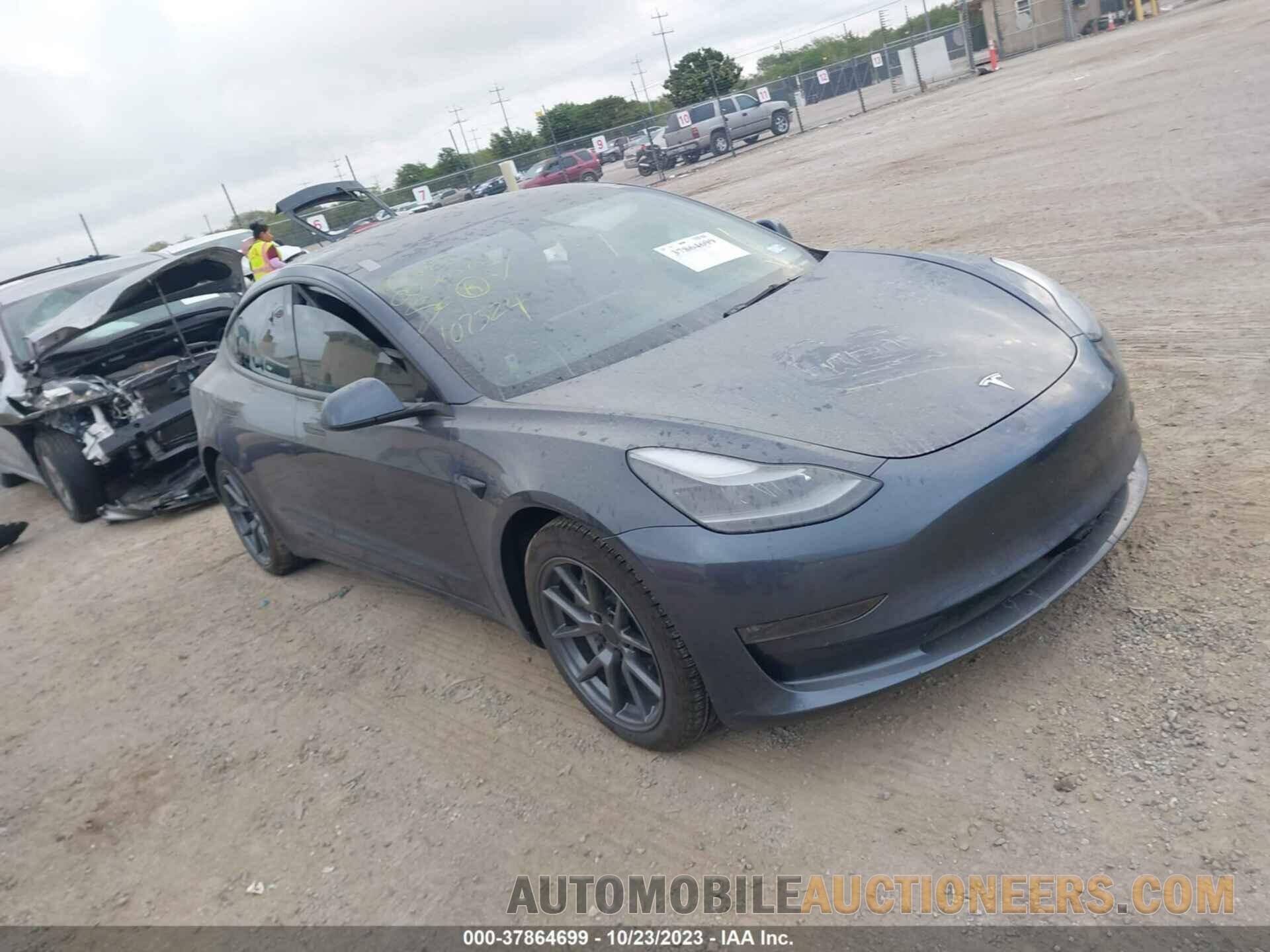 5YJ3E1EB1NF107324 TESLA MODEL 3 2022