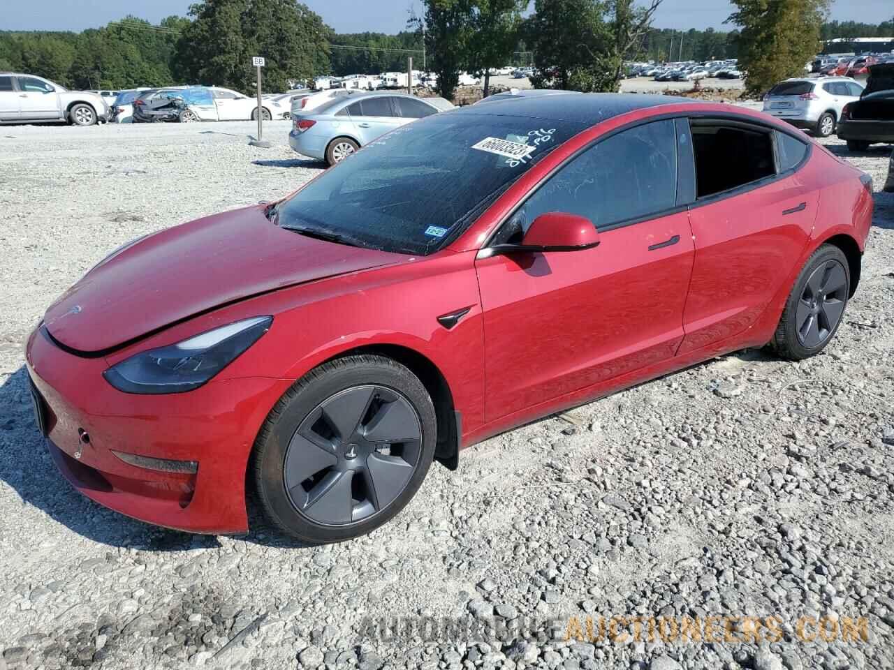 5YJ3E1EB1NF126696 TESLA MODEL 3 2022