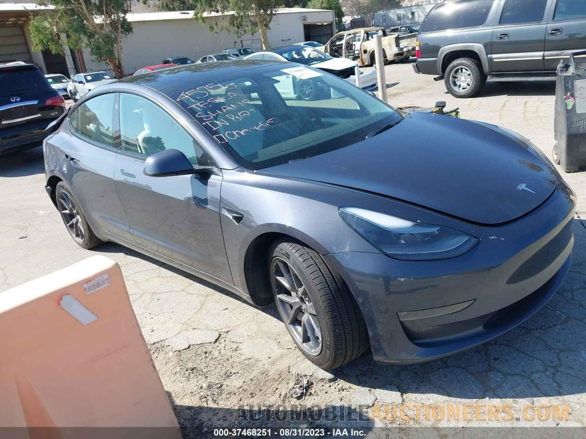 5YJ3E1EB1NF131767 TESLA MODEL 3 2022