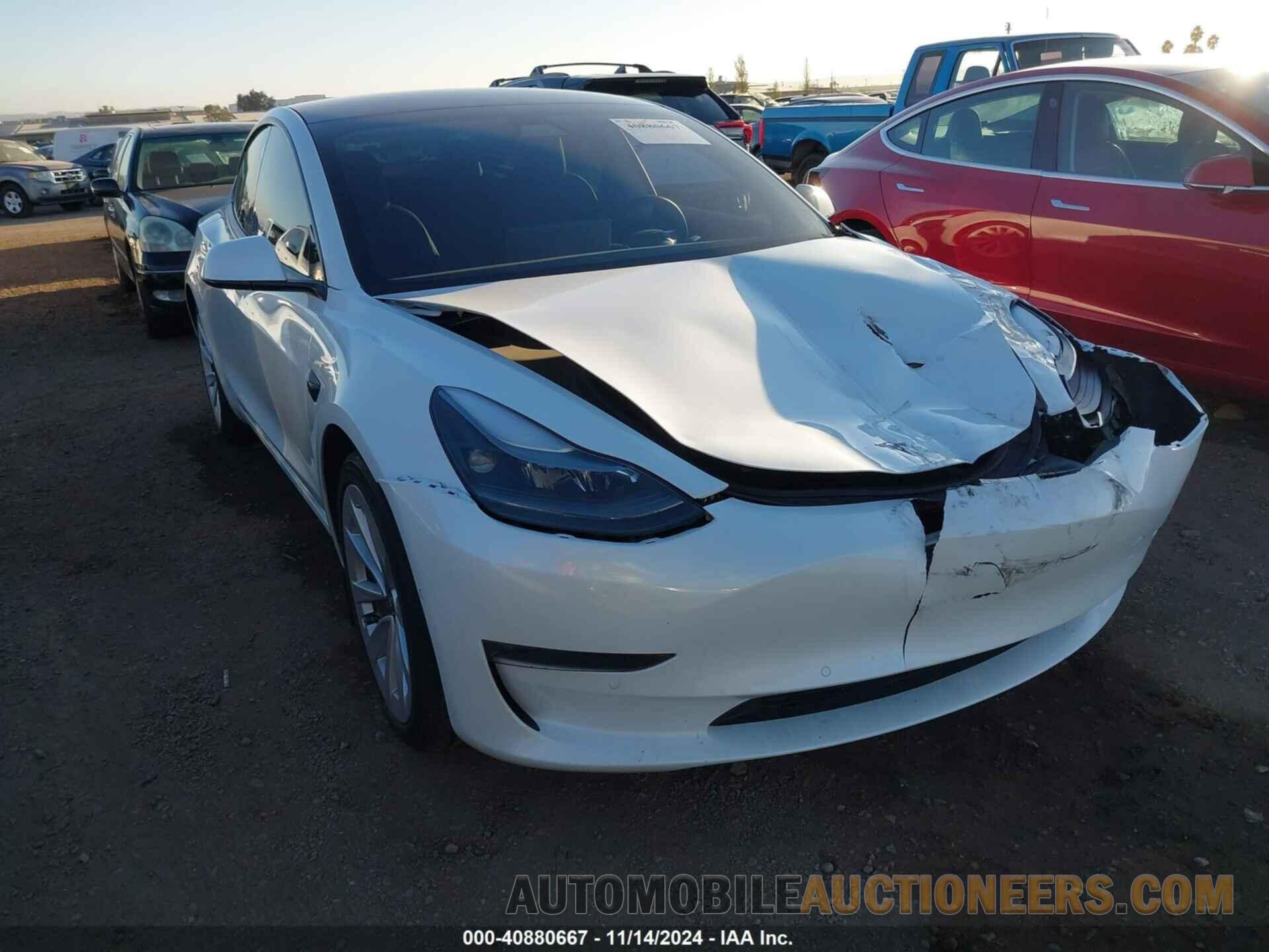 5YJ3E1EB1NF137536 TESLA MODEL 3 2022