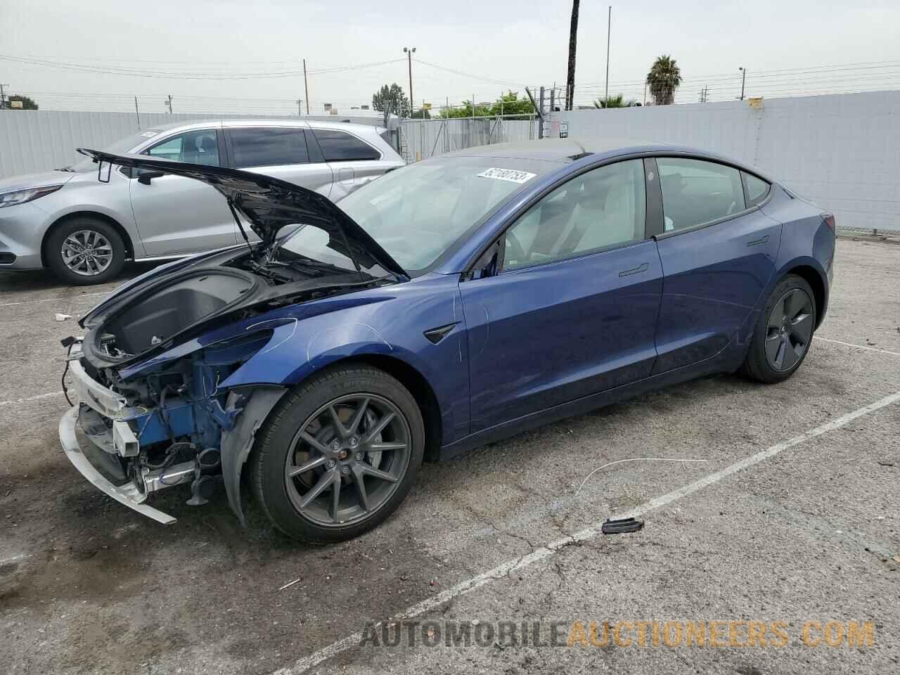 5YJ3E1EB1NF137665 TESLA MODEL 3 2022