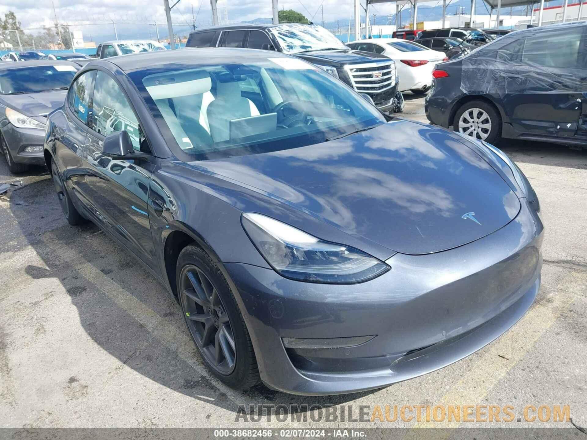 5YJ3E1EB1NF138542 TESLA MODEL 3 2022