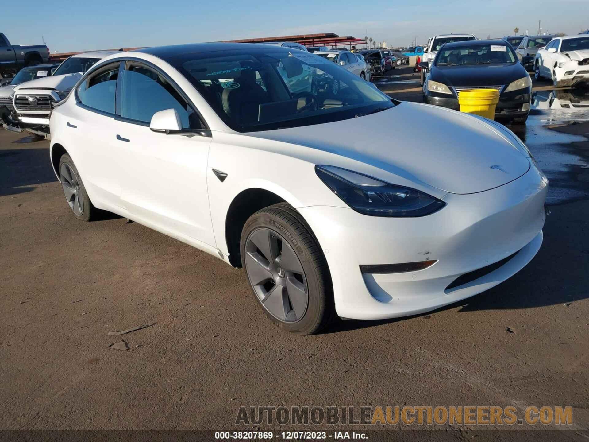 5YJ3E1EB1NF152635 TESLA MODEL 3 2022