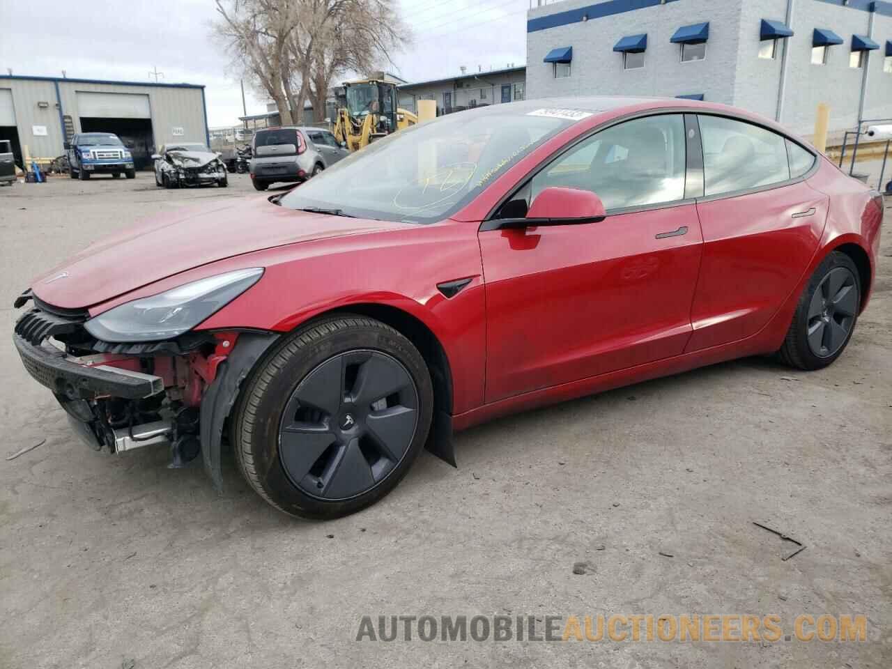 5YJ3E1EB1NF167099 TESLA MODEL 3 2022