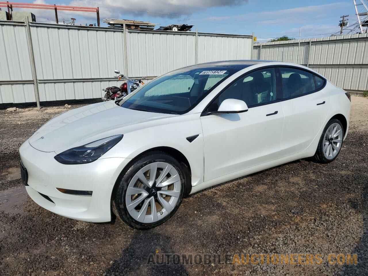 5YJ3E1EB1NF168527 TESLA MODEL 3 2022