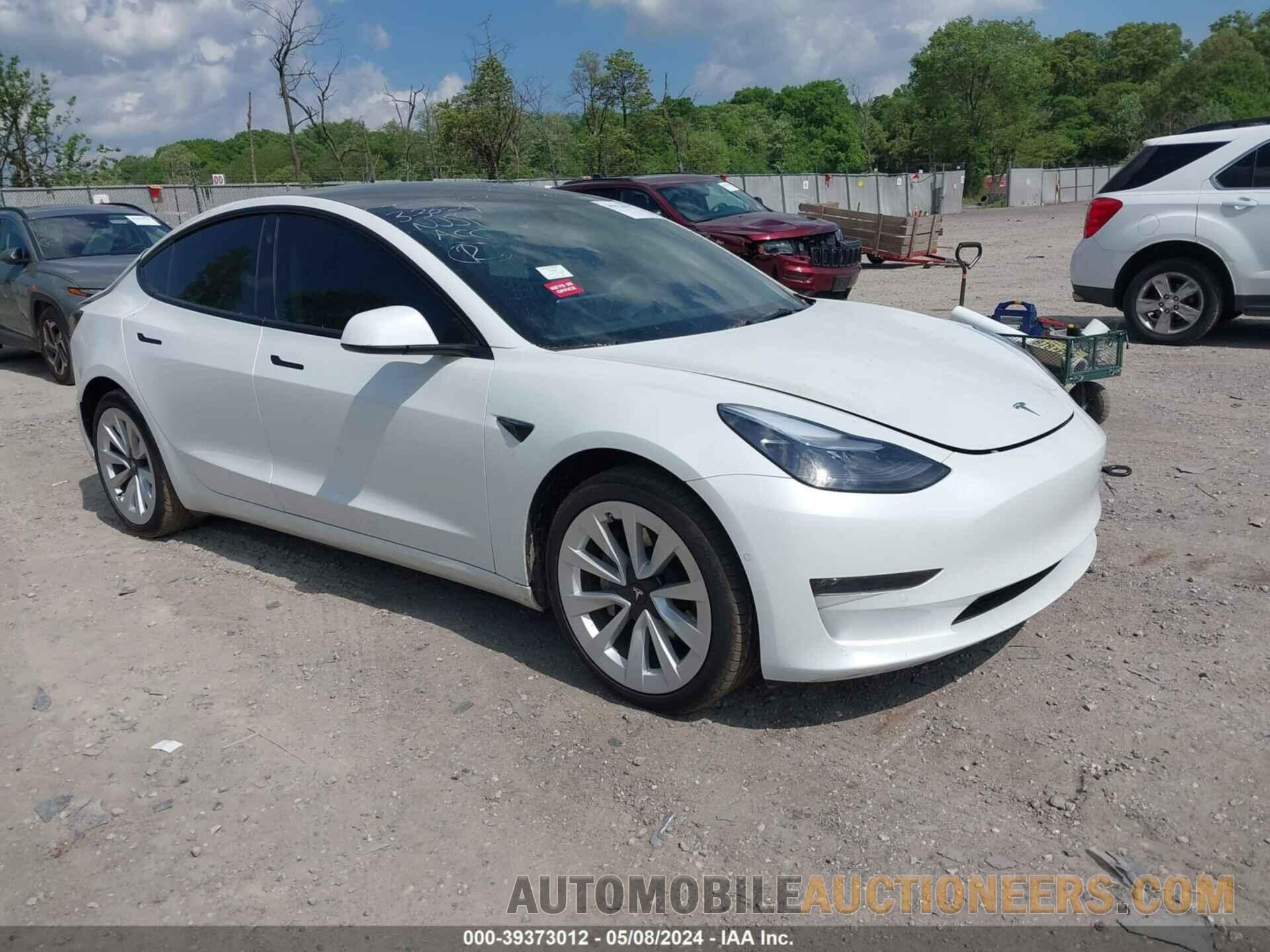 5YJ3E1EB1NF170682 TESLA MODEL 3 2022