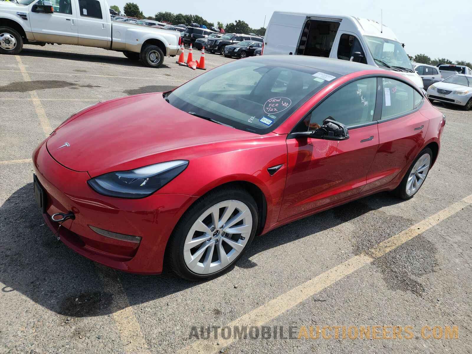 5YJ3E1EB1NF176255 Tesla Model 3 2022