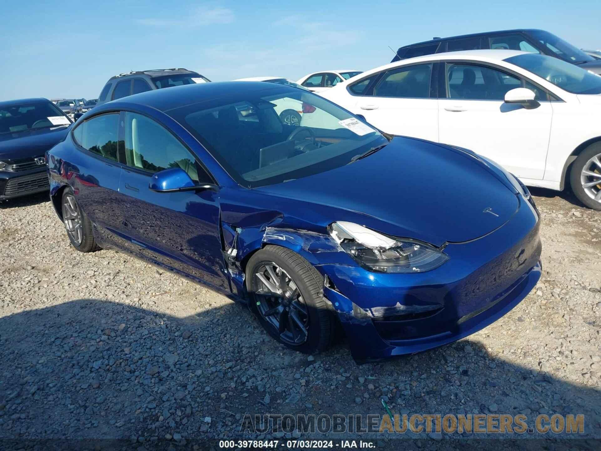 5YJ3E1EB1NF180709 TESLA MODEL 3 2022