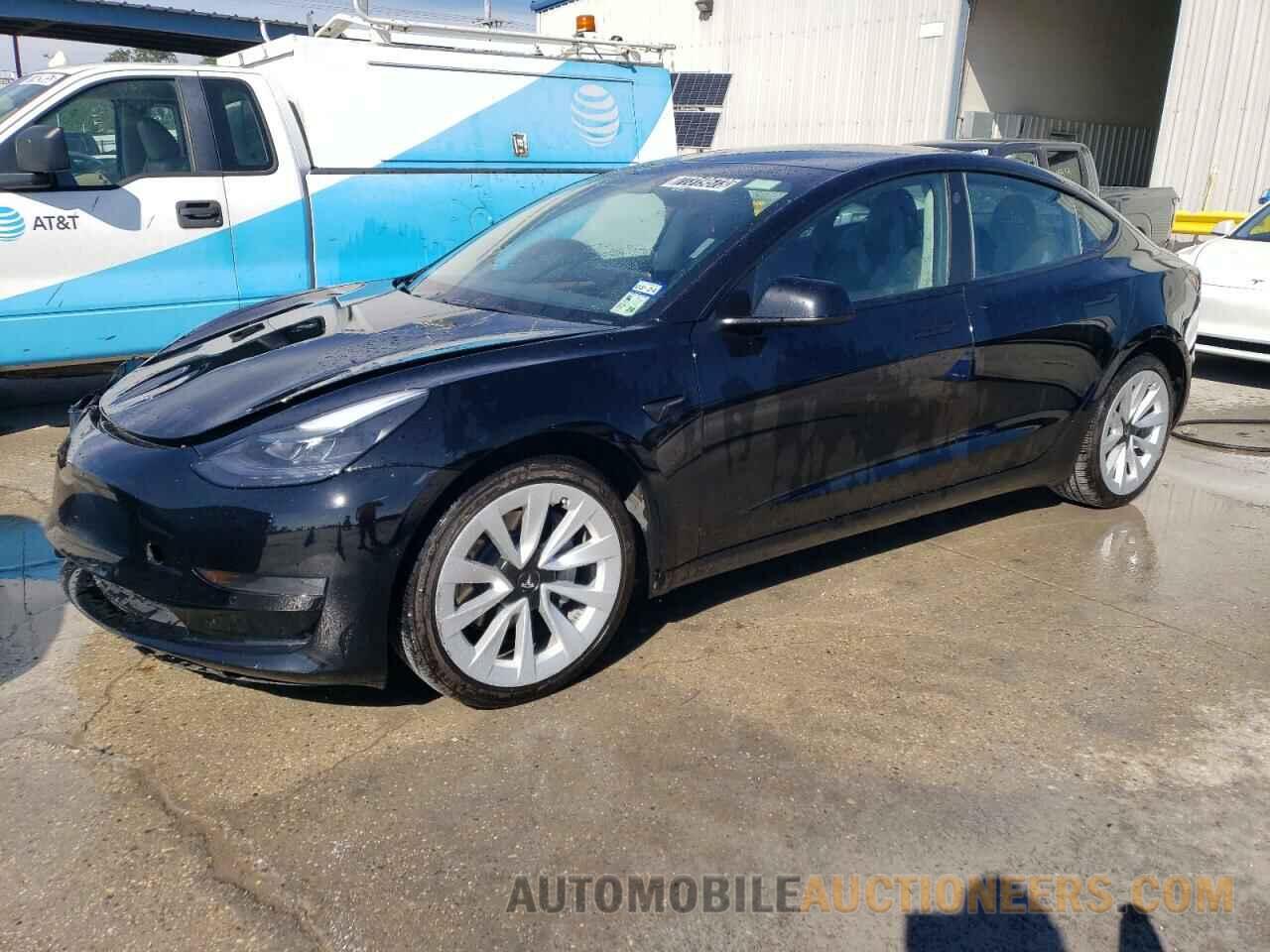 5YJ3E1EB1NF186980 TESLA MODEL 3 2022