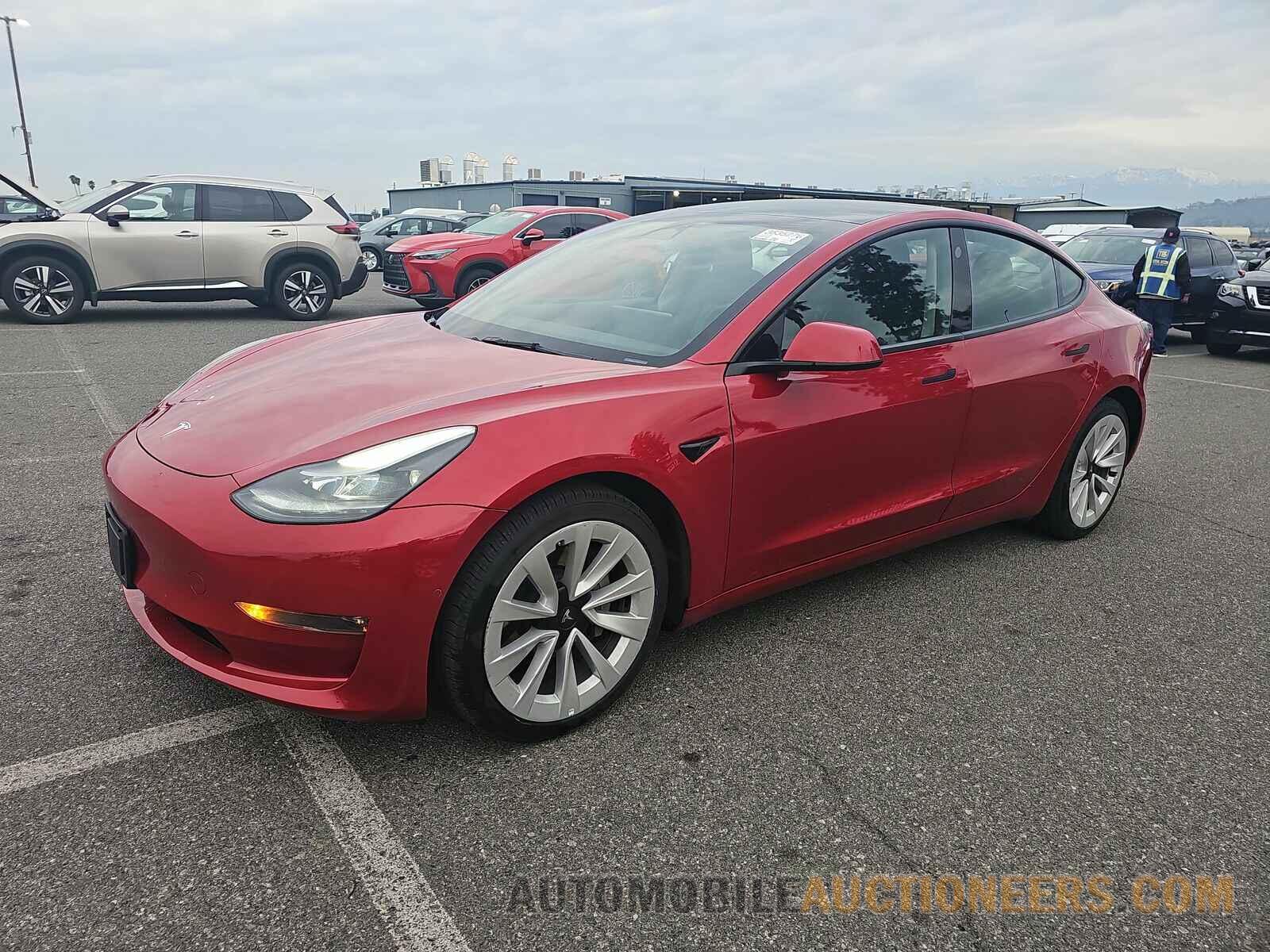 5YJ3E1EB1NF187496 Tesla Model 3 2022