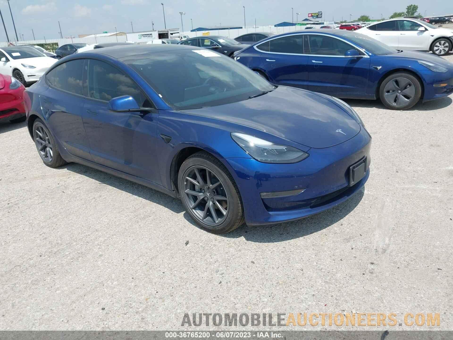 5YJ3E1EB1NF188485 TESLA MODEL 3 2022